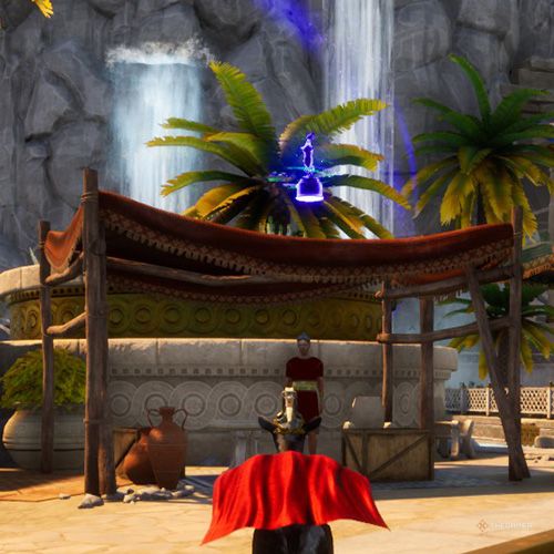 Sixth trinket location of Mount Olympus in Goat Simulator 3 Multiverse of Nonsense.