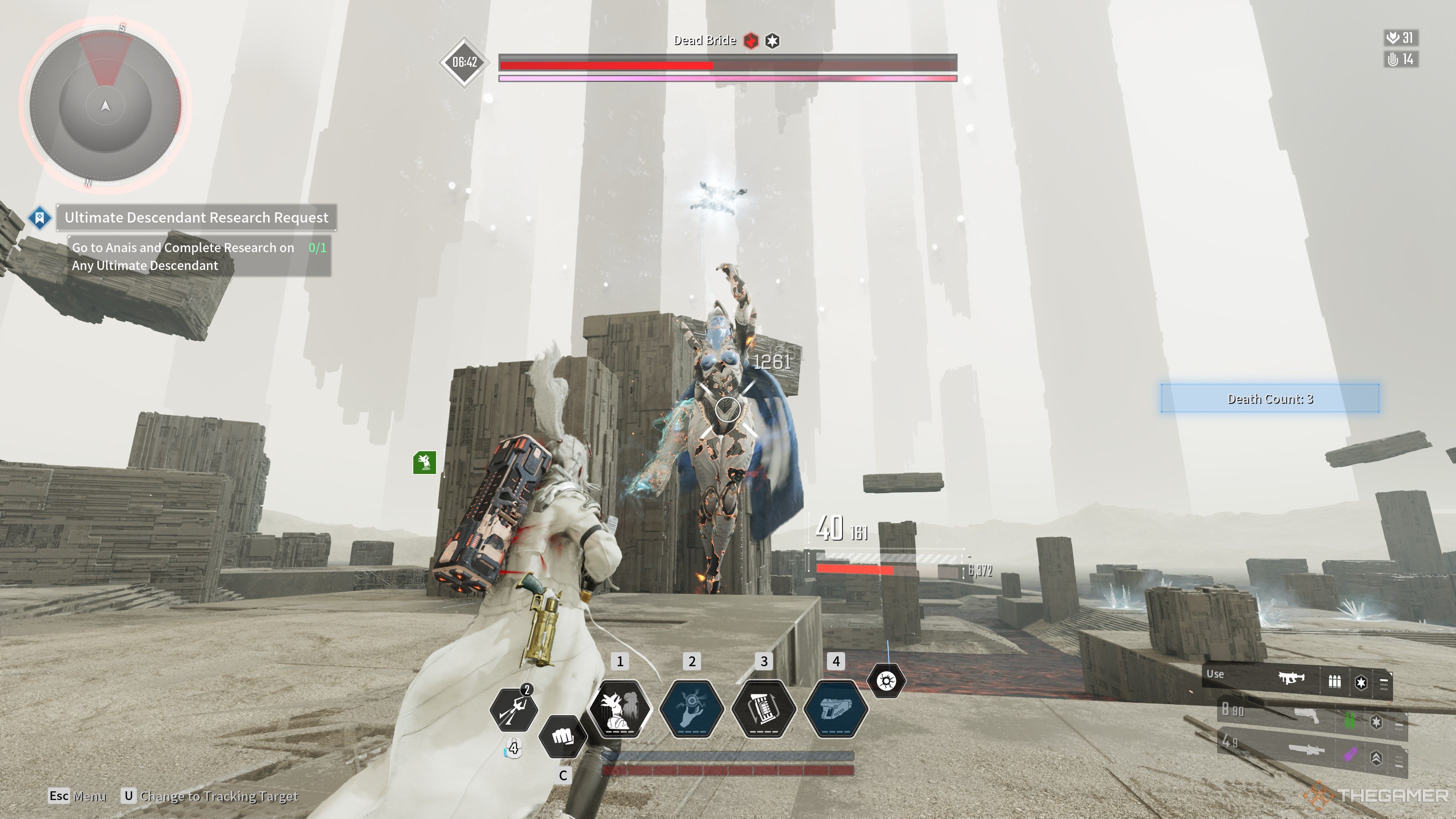 The First Descendant Gley Fighting Dead Bride