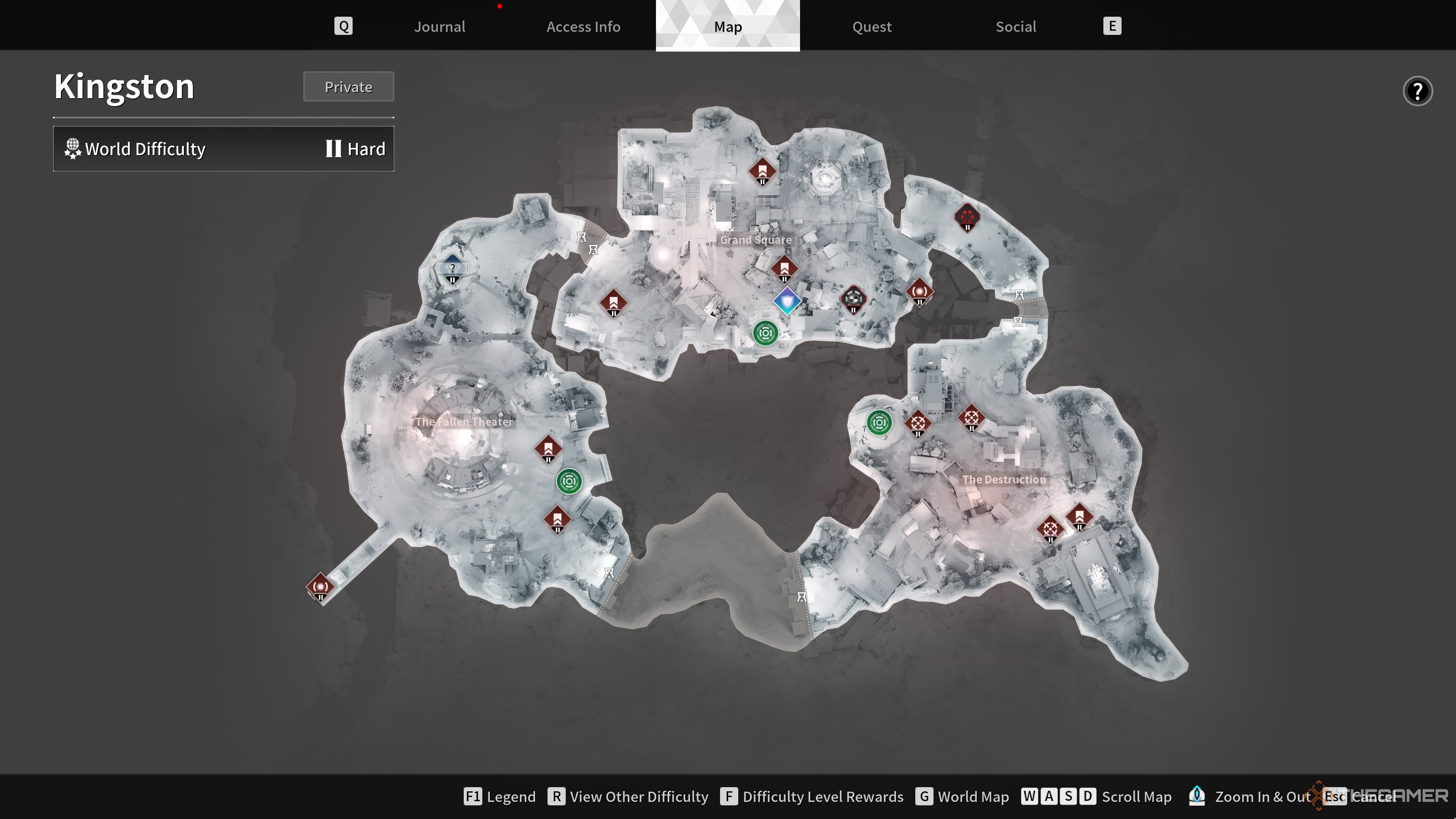 The First Descendant Kingston Map