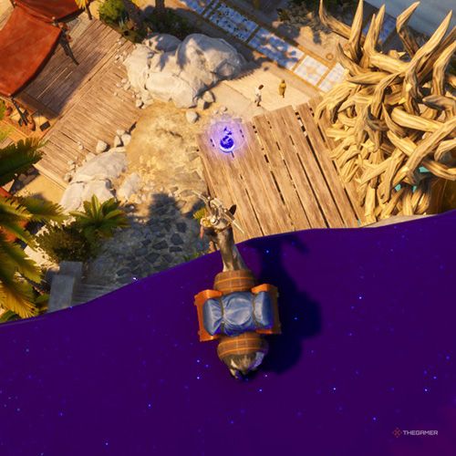 Fourth trinket location of Mount Olympus in Goat Simulator 3 Multiverse of Nonsense.