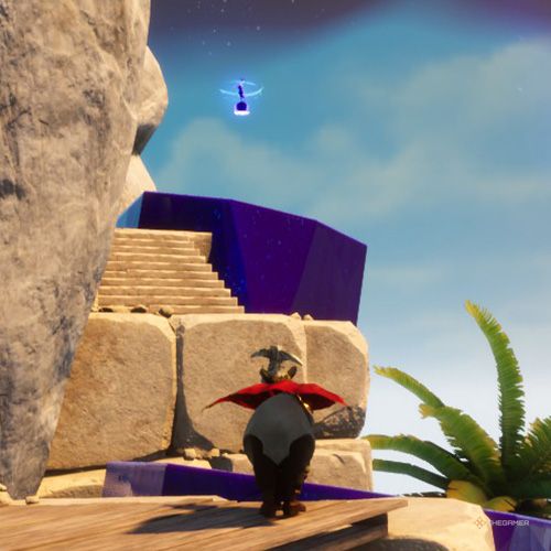 Thirteenth trinket location of Mount Olympus in Goat Simulator 3 Multiverse of Nonsense.