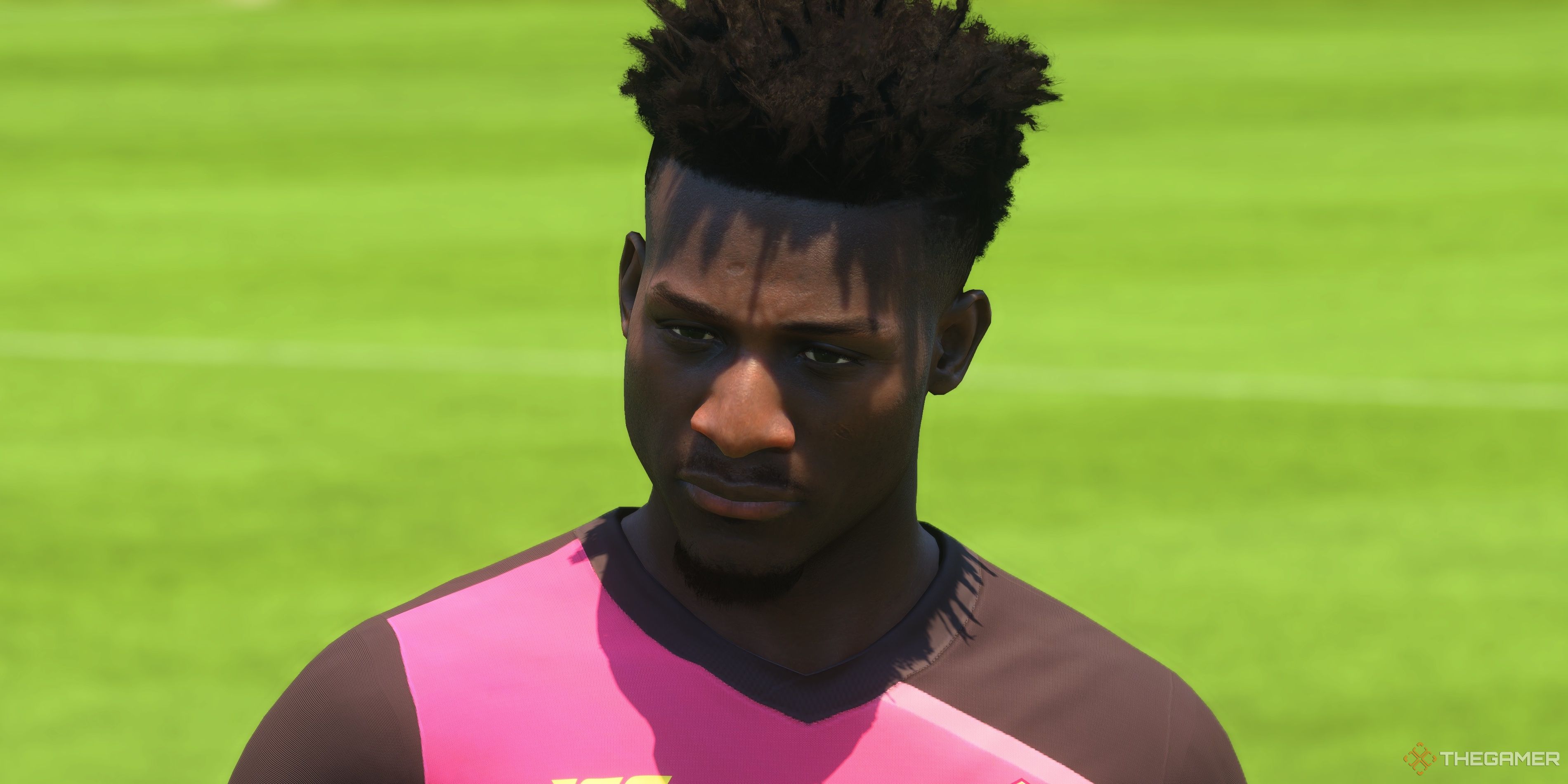 Mohammed Kudus stands over a free kick in EA Sports FC 24.