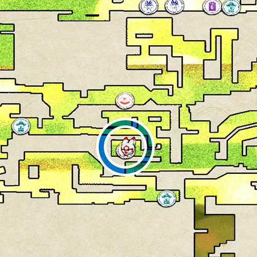 Fifth bunny blossom location on the map in Bo - Path Of The Teal Lotus.