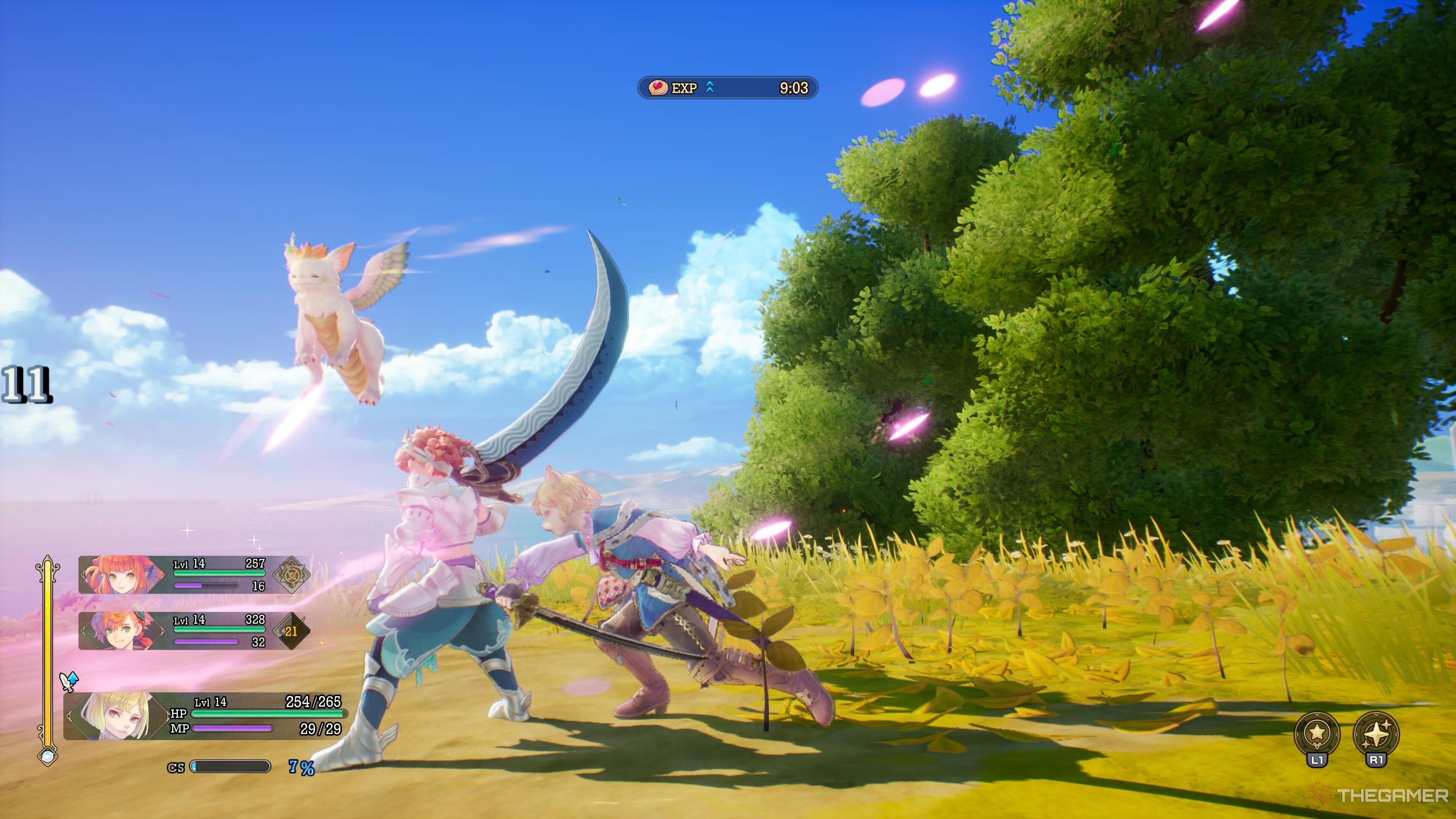 Val and Morley take to battle in Visions of Mana