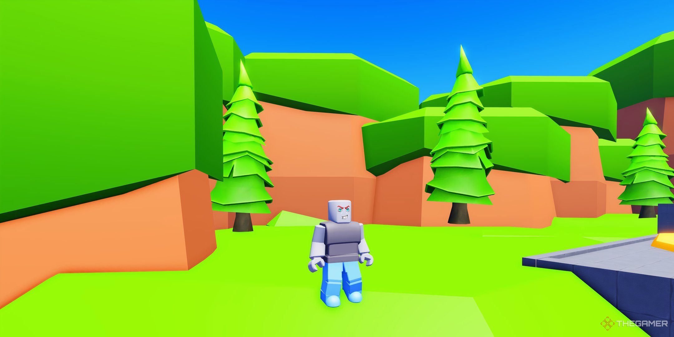 a player in Bathroom Defense 2 on Roblox