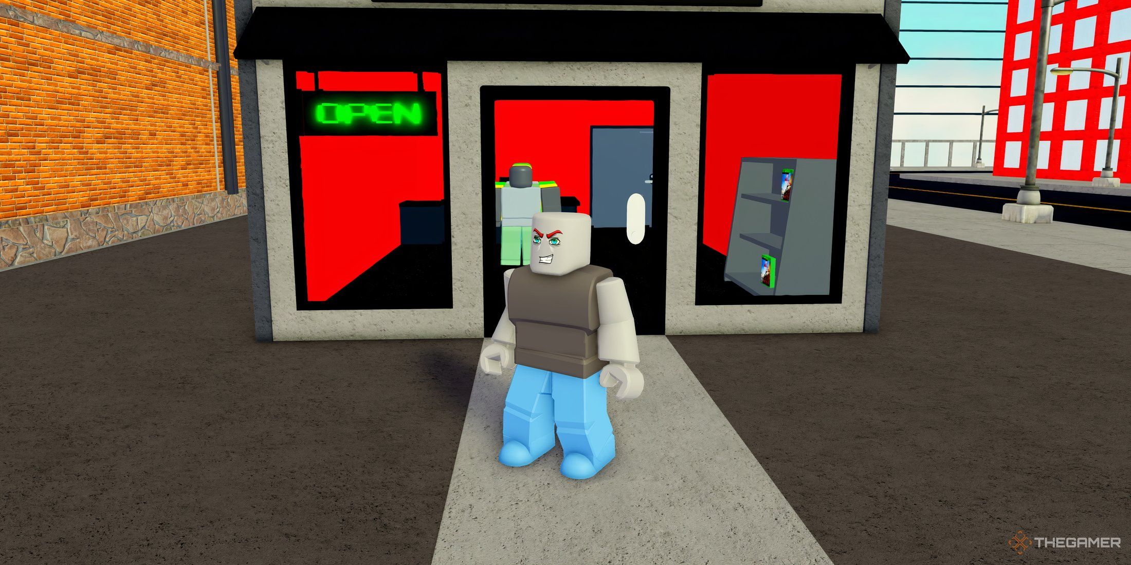 a player in Game Store Tycoon on Roblox