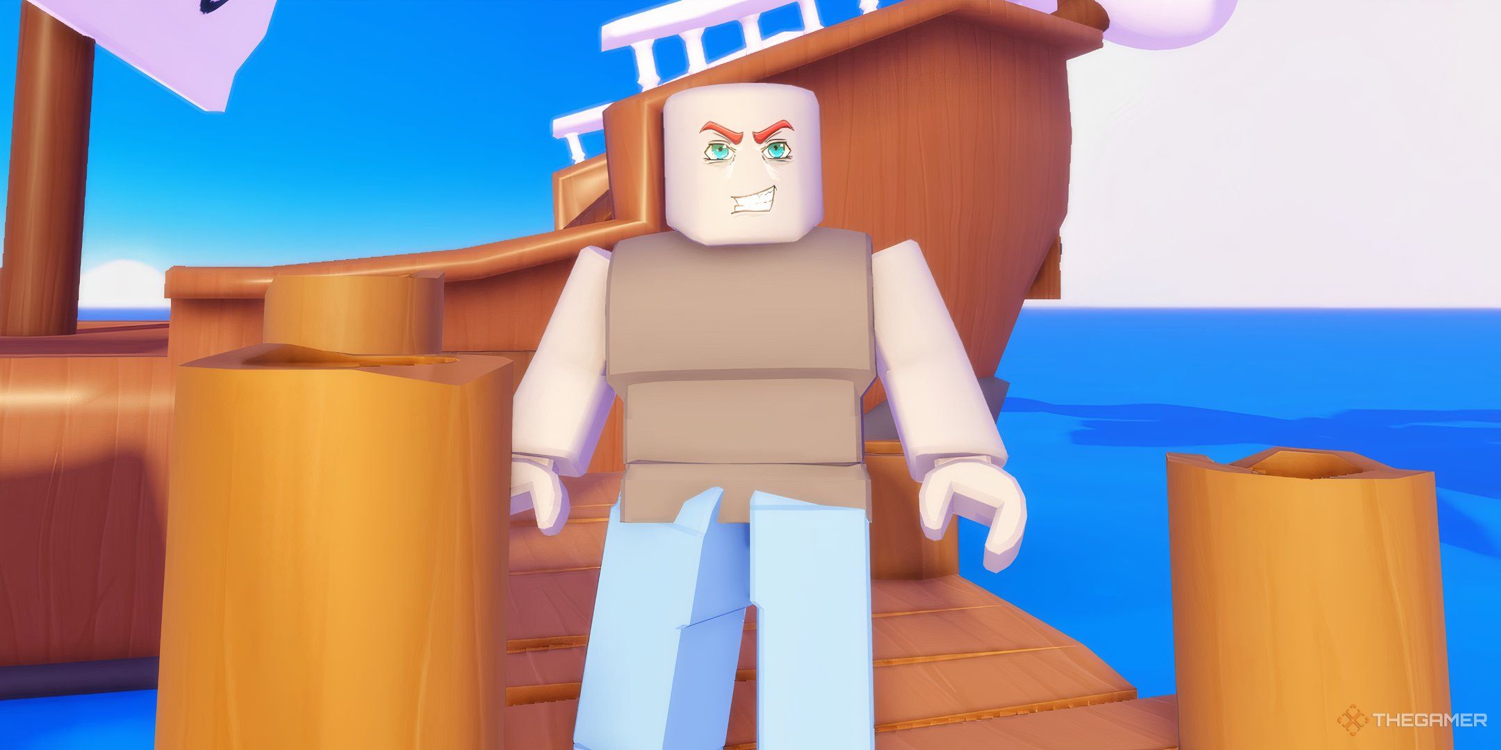 a player in Anime Power Evolution Simulator on Roblox