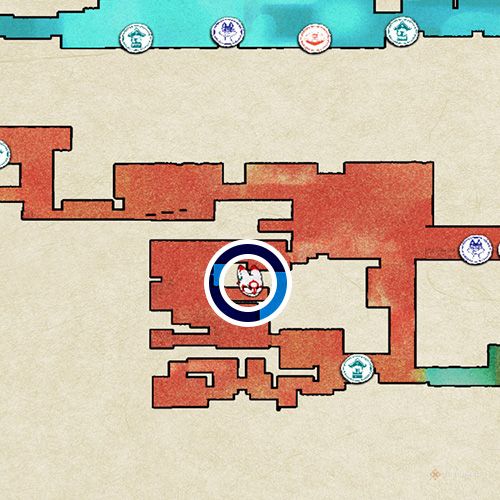 Third bunny blossom location on the map in Bo - Path Of The Teal Lotus.