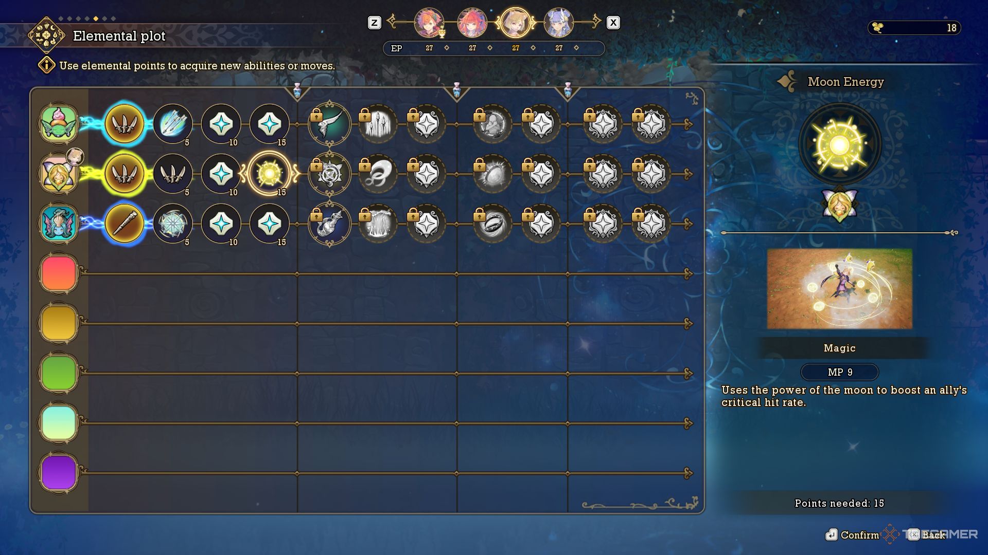 The Moon Energy move is shown in Morley's Elemental Plot.