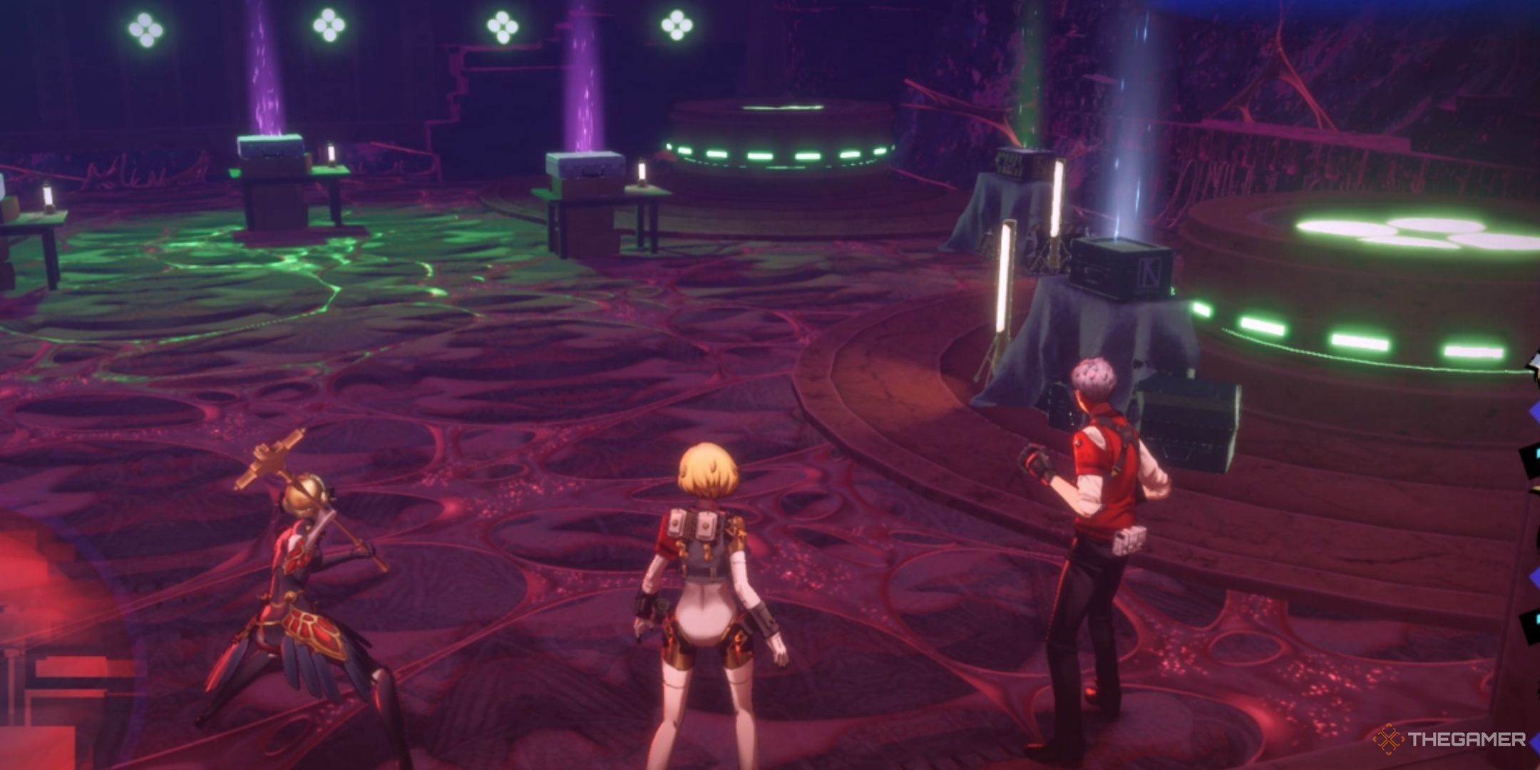 Treasure chest containing new gear are shown in Persona 3: Reload.