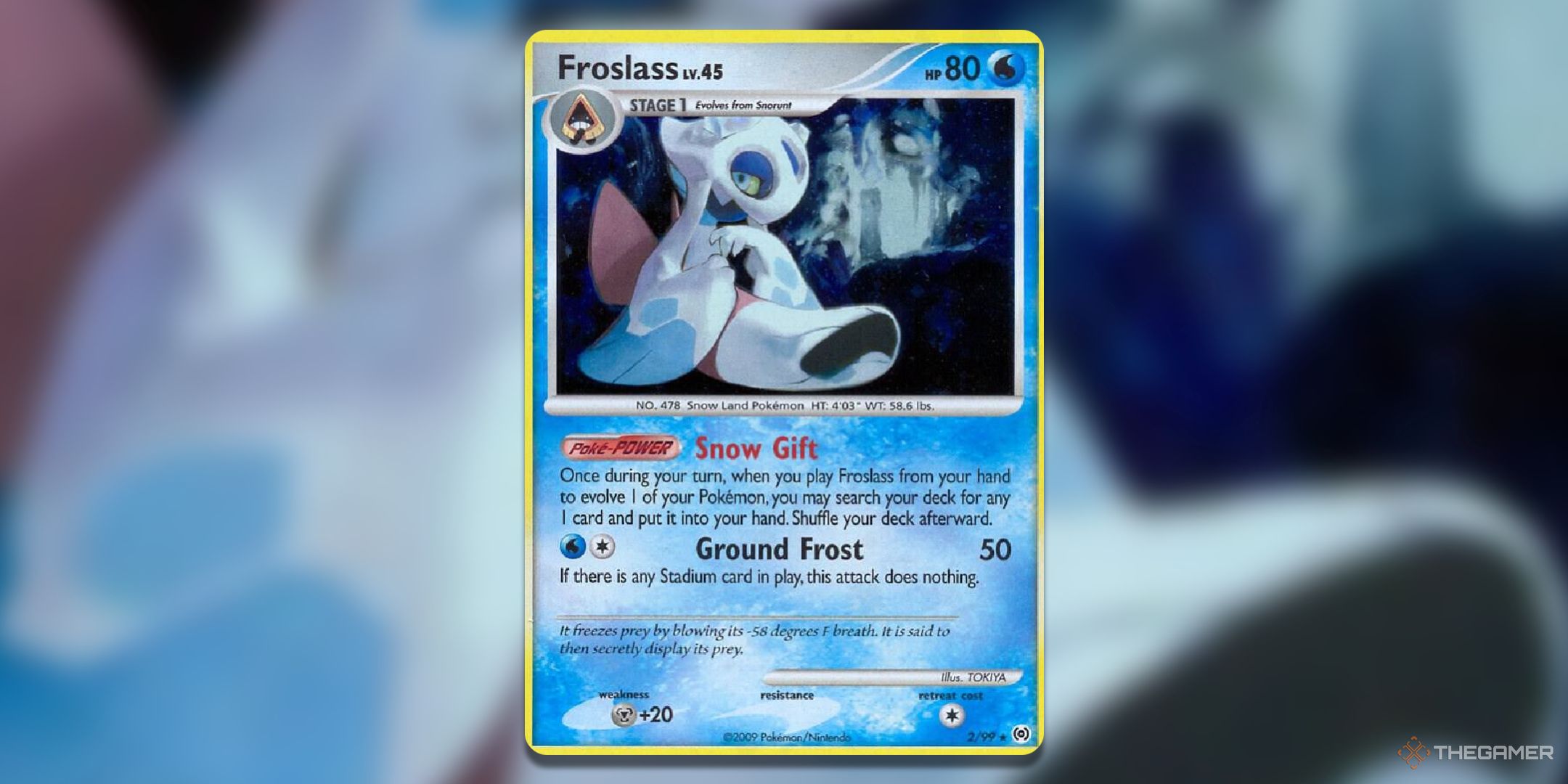Arceus Froslass Pokemon TCG Card Art.