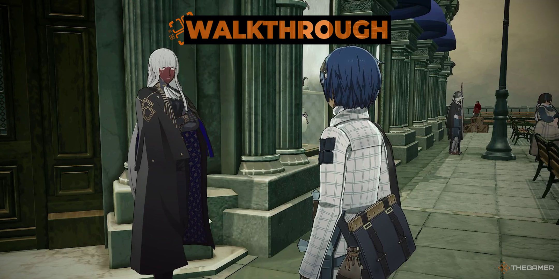 Brigitta and the protagonist in Metaphor Refantazio.