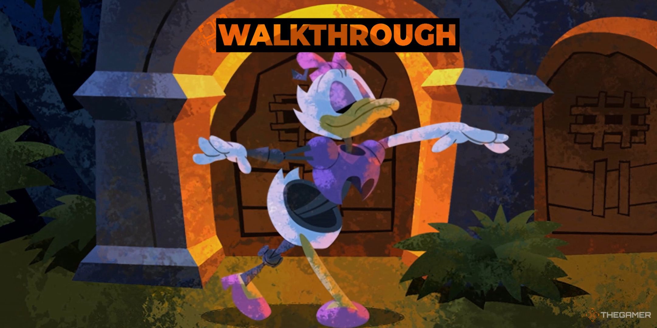 Disney Epic Mickey Rebrushed Animatronic Daisy posing after being fixed.-1