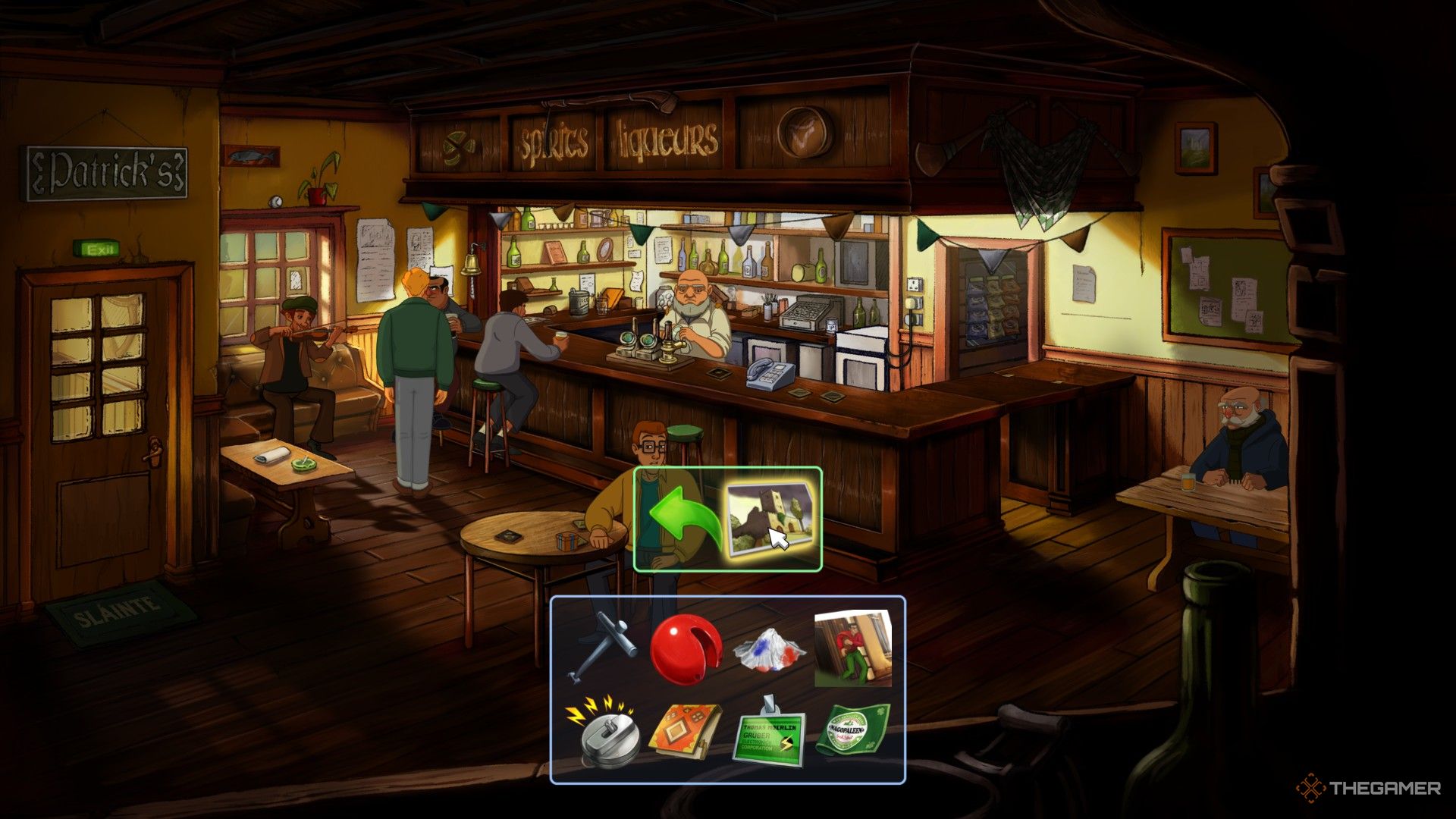 George speaking to Obrien in Ireland in Broken Sword Reforged.