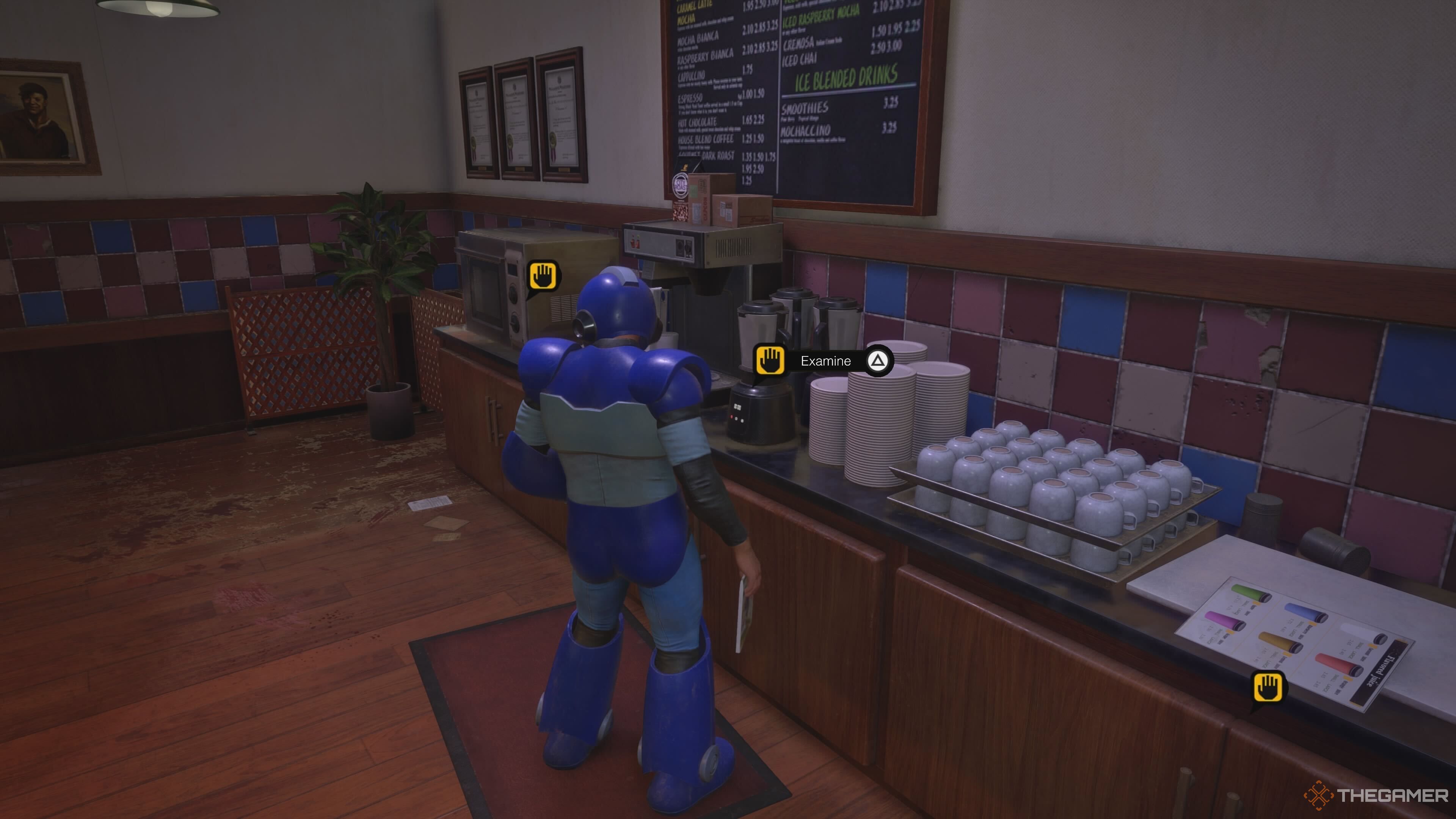 The Dark Bean blender in Dead Rising Deluxe Remaster.