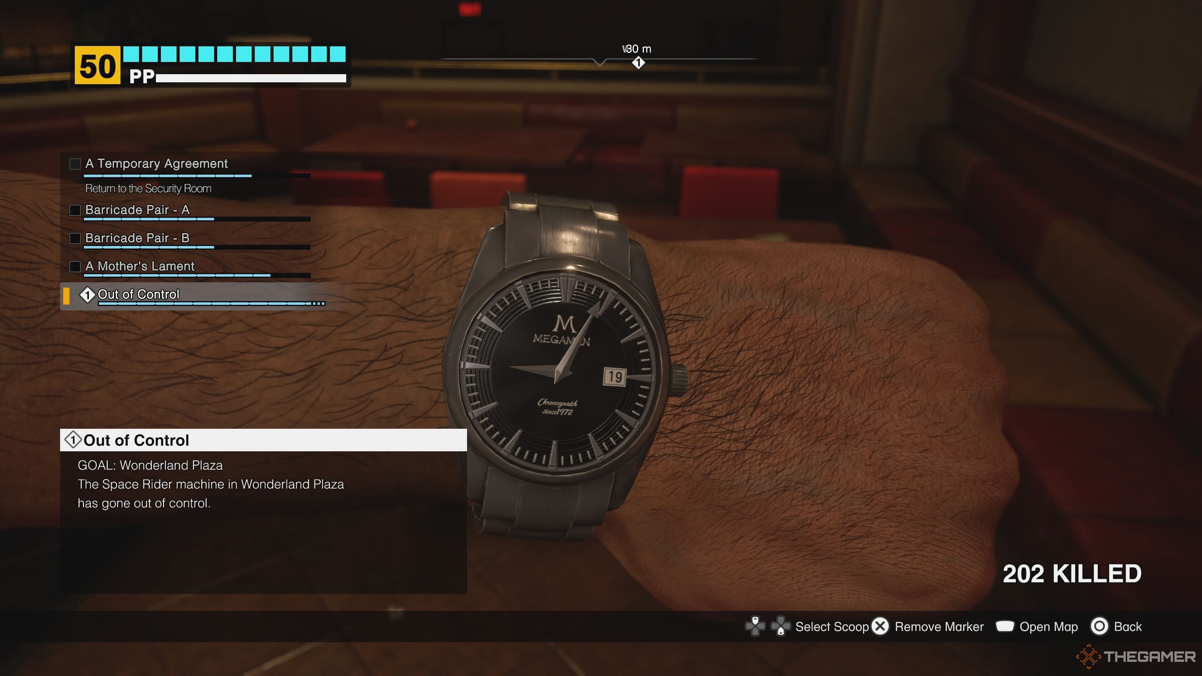 The Out of Control Scoop in Dead Rising Deluxe Remaster.