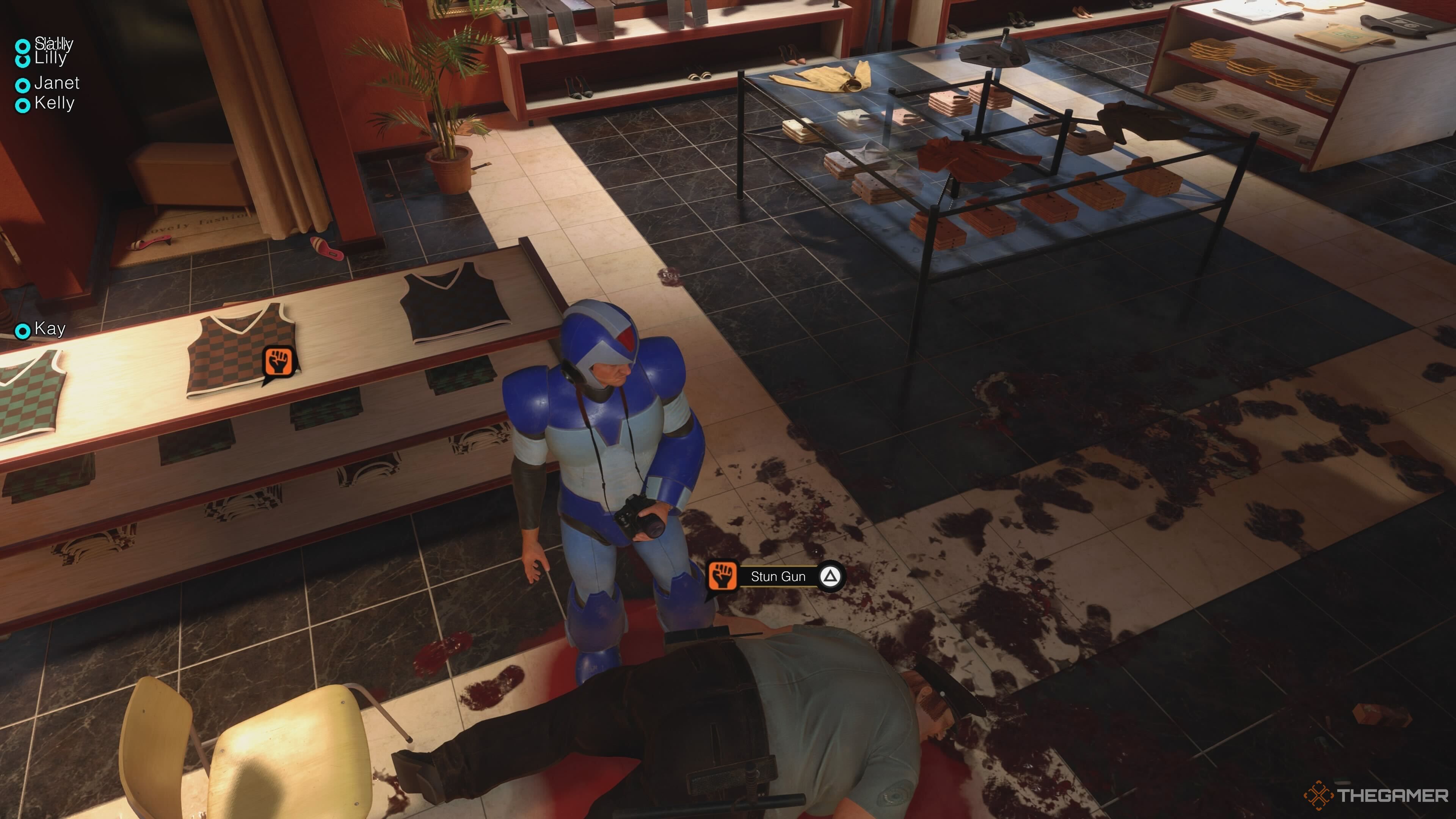Jo Slade being defeated in Dead Rising Deluxe Remaster.