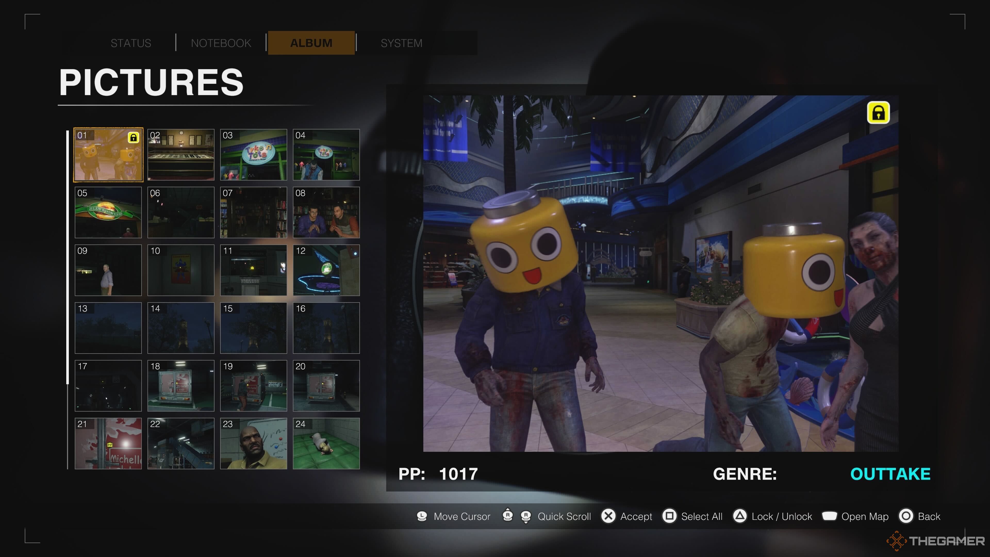 A funny photo for Kent in Dead Rising Deluxe Remaster.