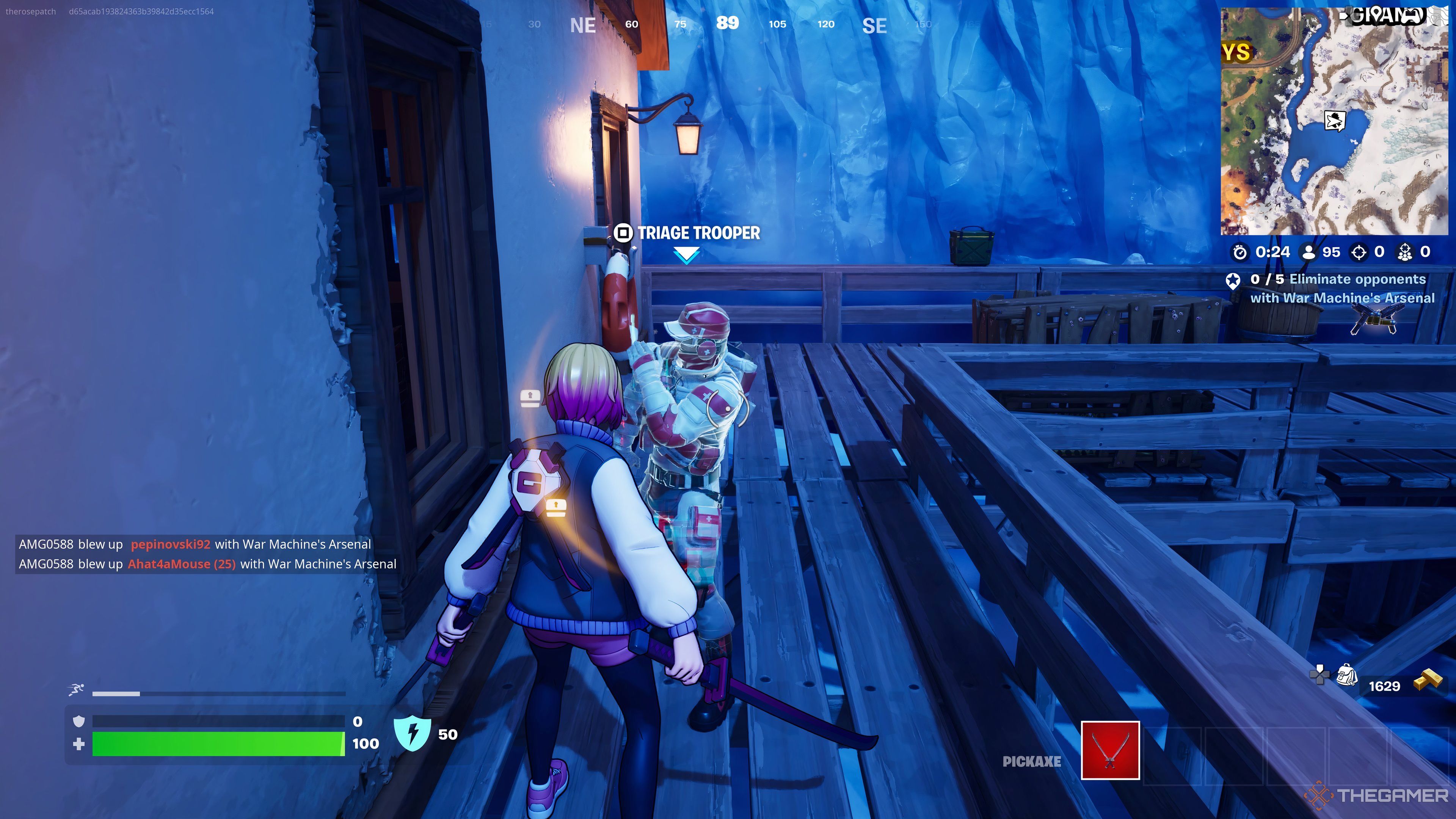 Triage Trooper In Fortnite Chapter 5 Season 4.
