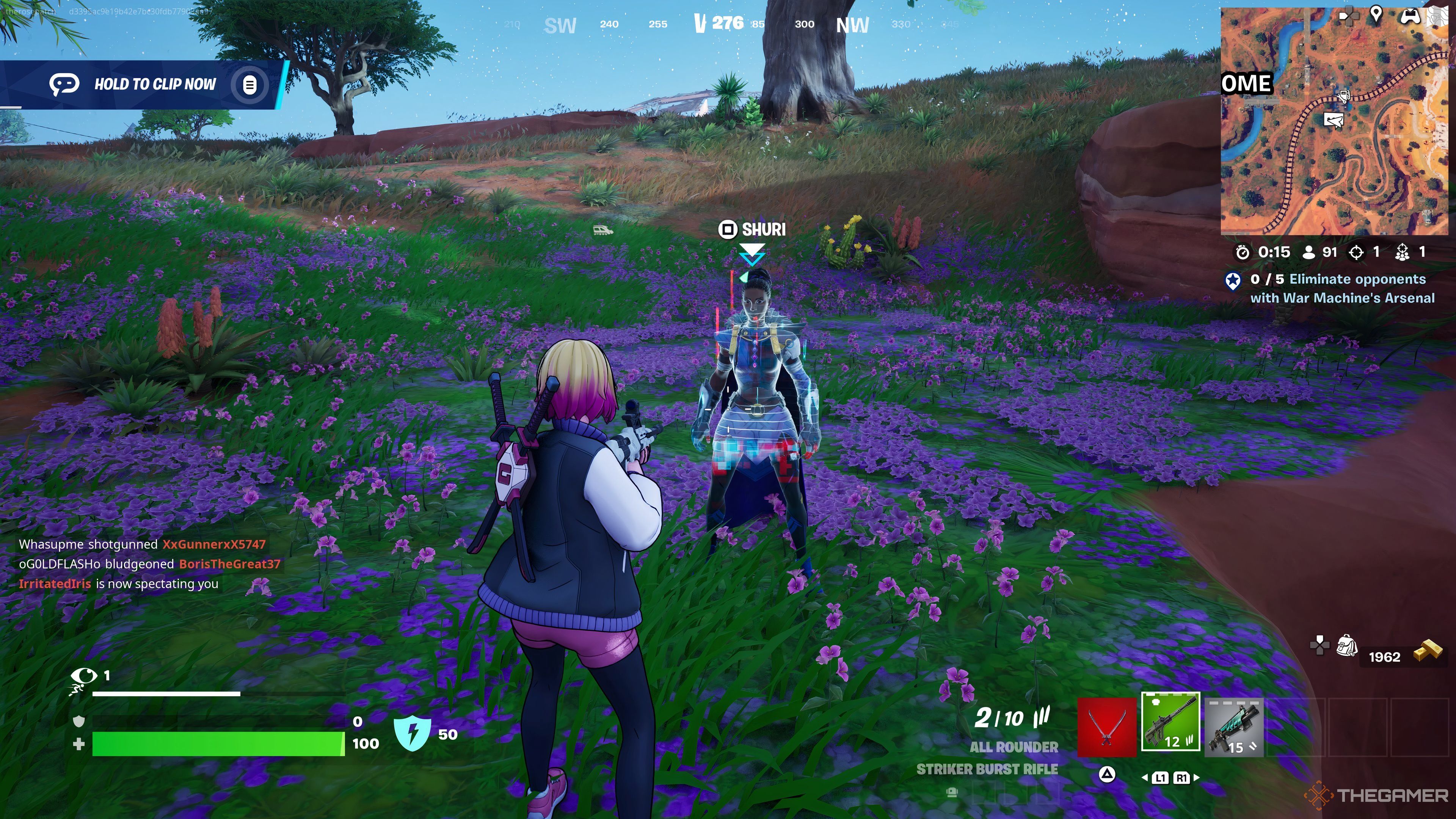 Shuri in Fortnite Chapter 5 Season 4.