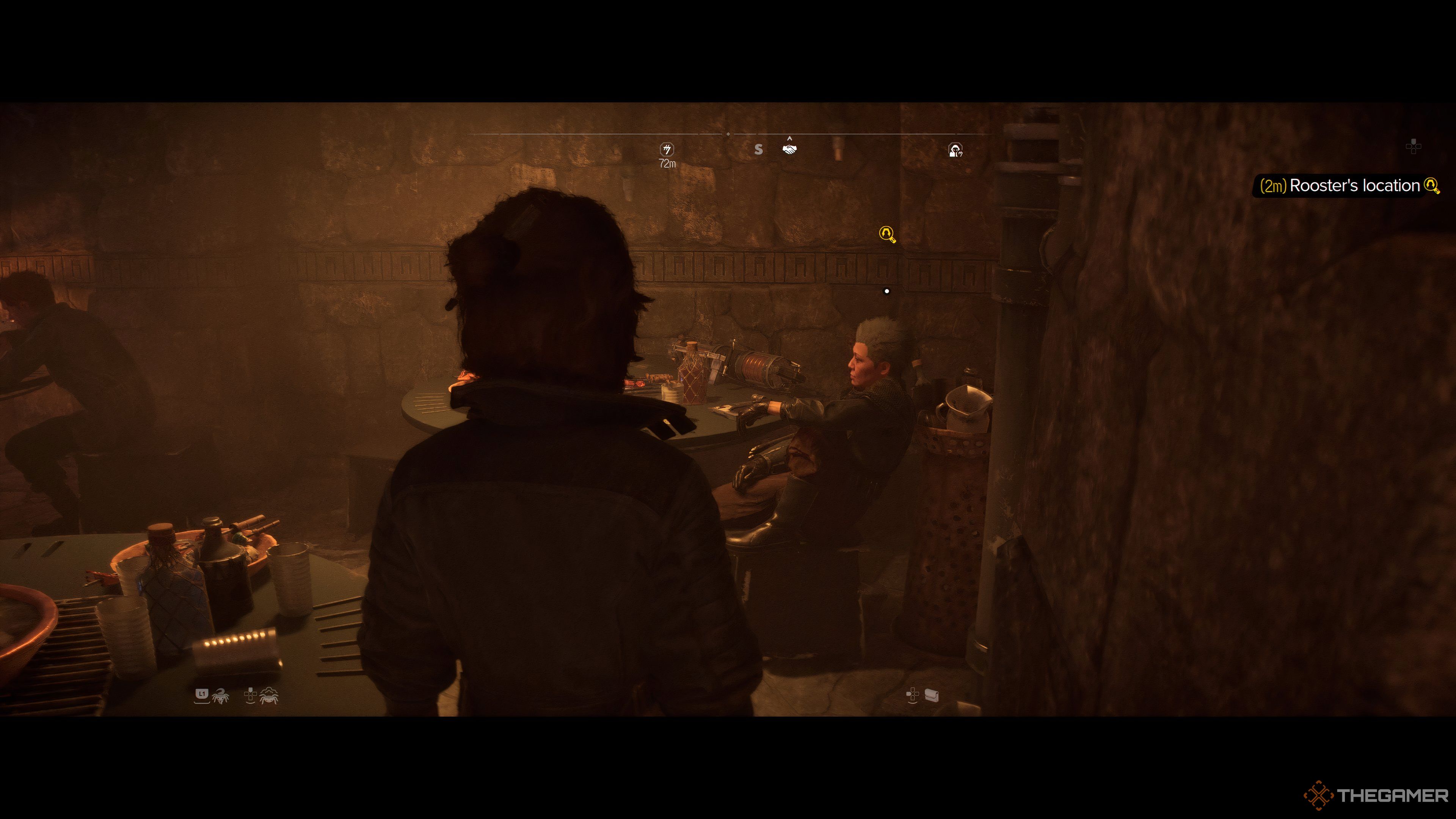 Rooker Brooding In The Corner Of The Domak Refectory In Star Wars Outlaws.