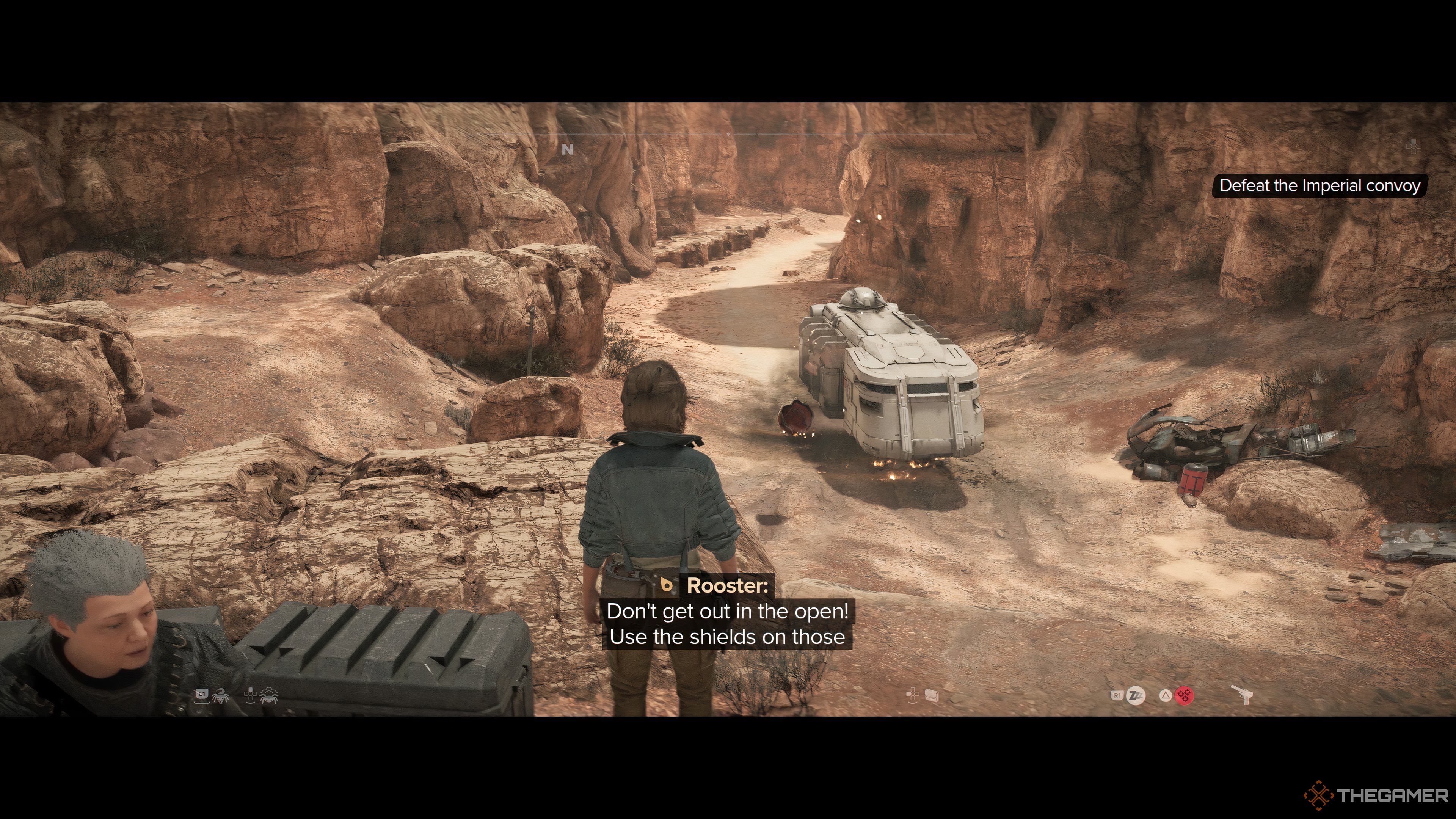 Imperial Convoy In Star Wars Outlaws.