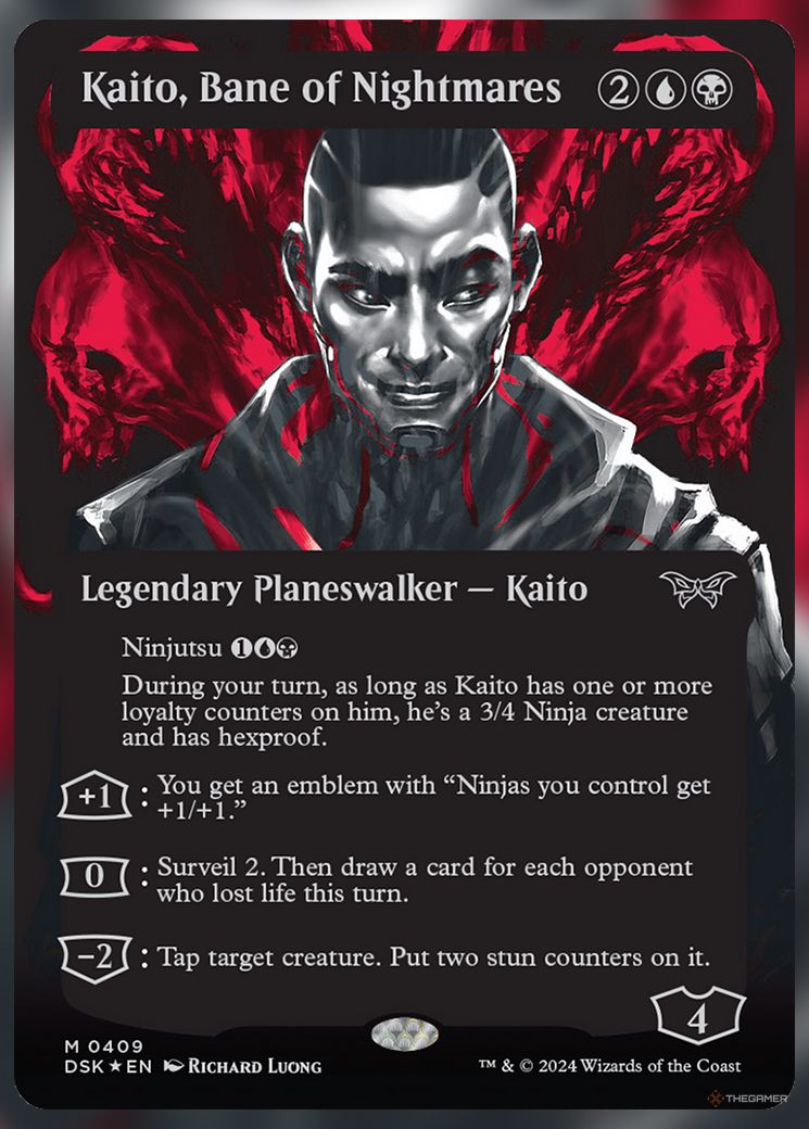 Kaito, Bane of Nightmares textured double exposure