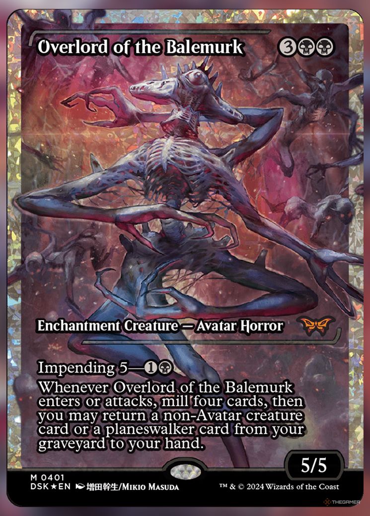 Overlord of the Balemurk shard foil