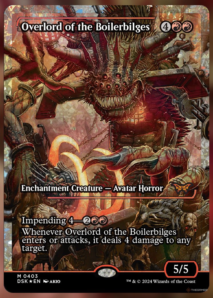 Overlord of the Boilerbilges shard foil