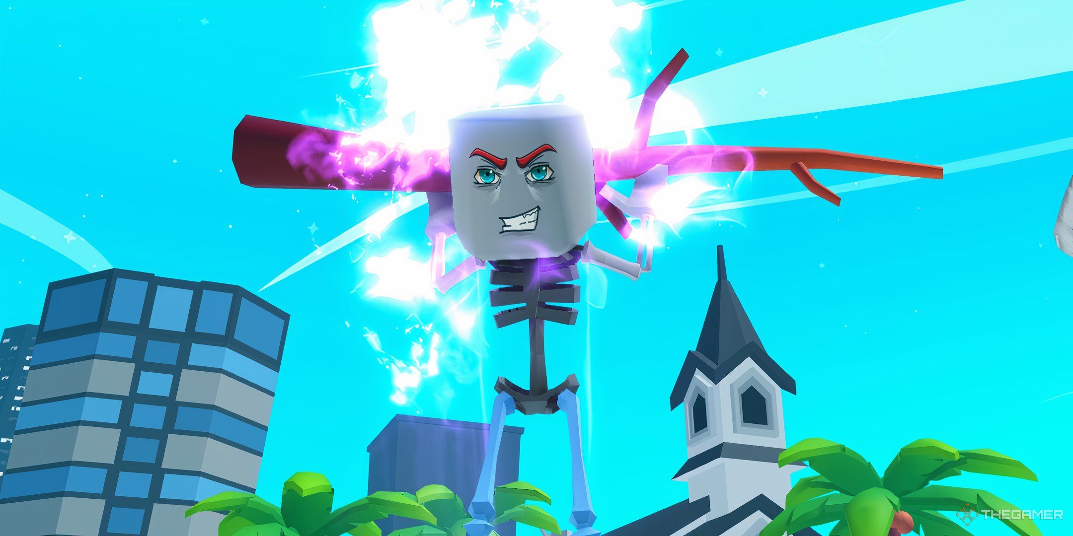 a player in Lifting Training Simulator on Roblox