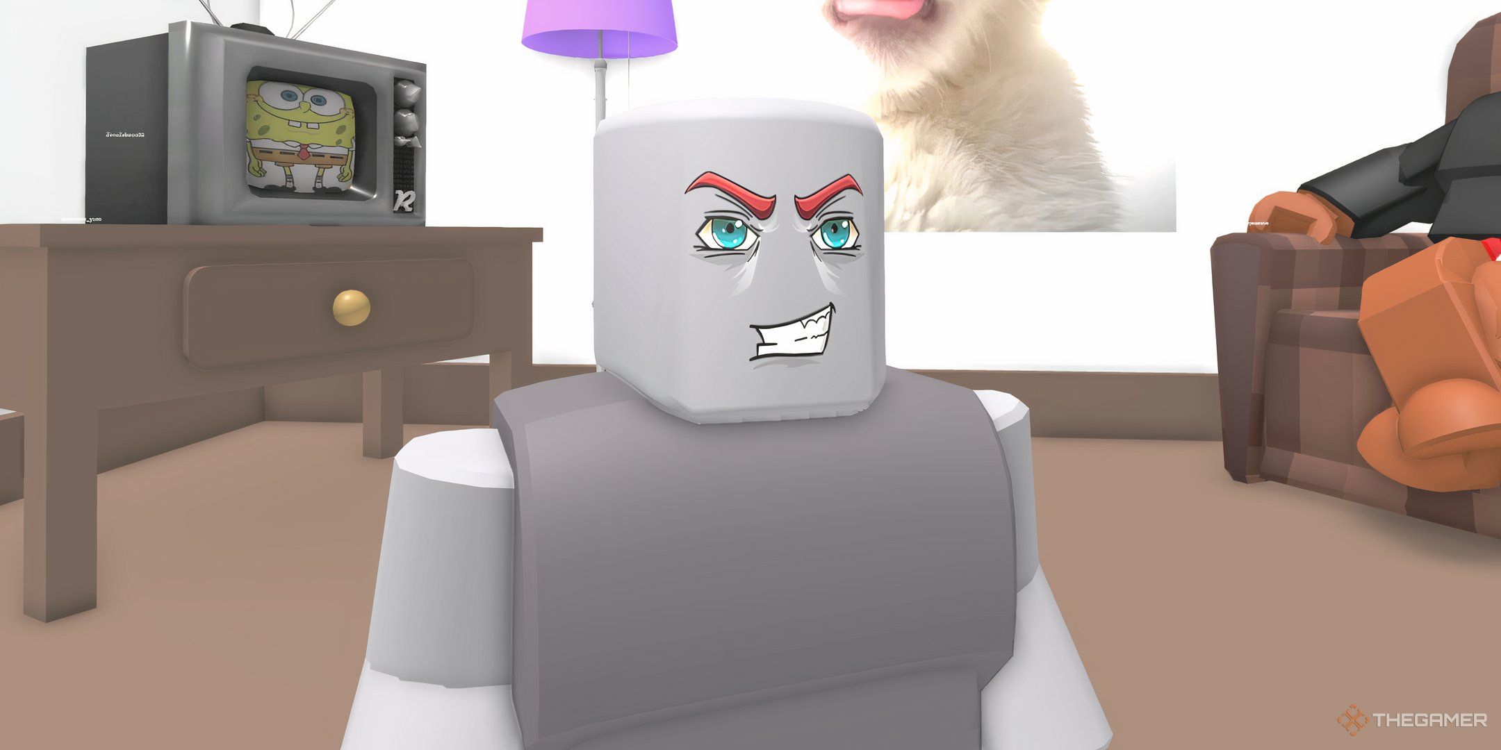 a player in Escape Freaky Party Obby on Roblox