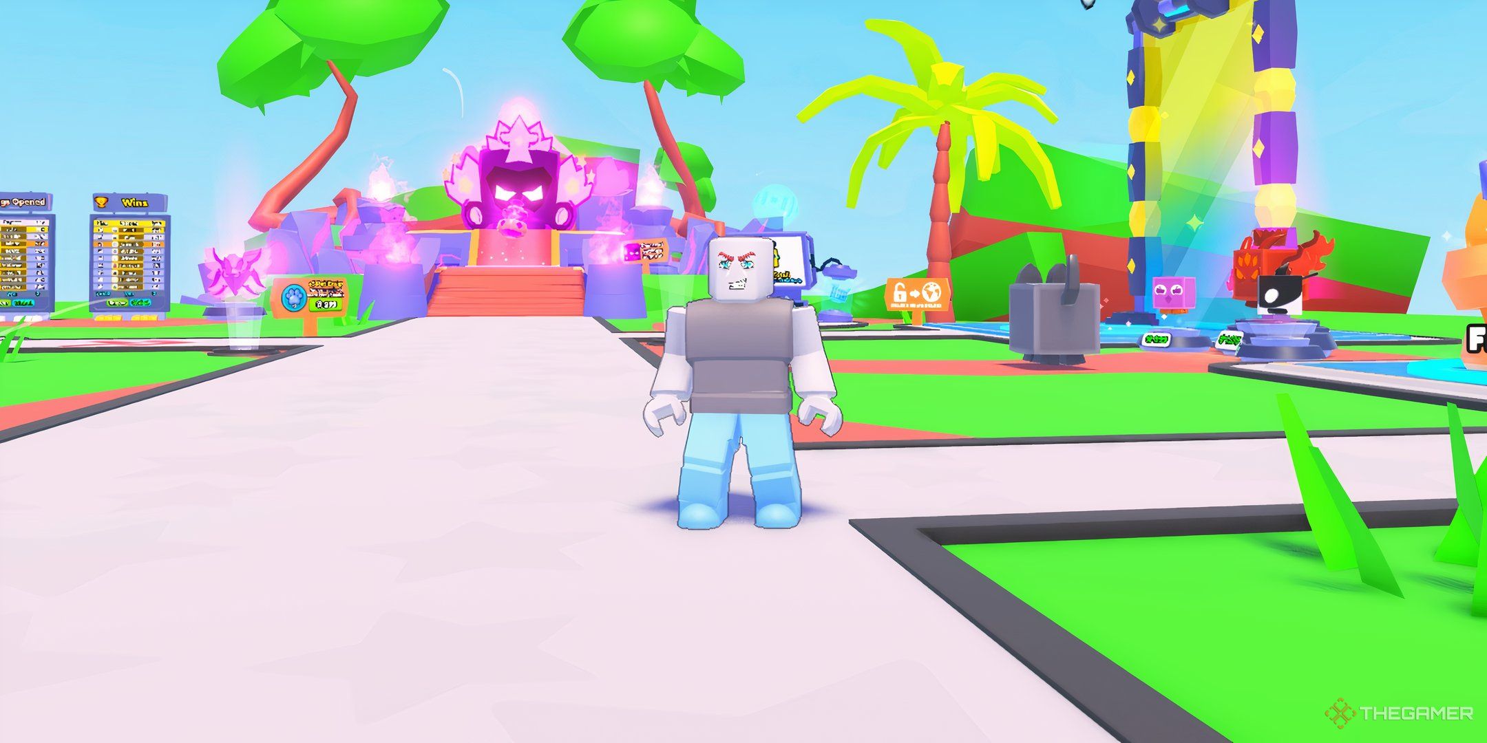 a player in Pet Lifting Simulator on Roblox