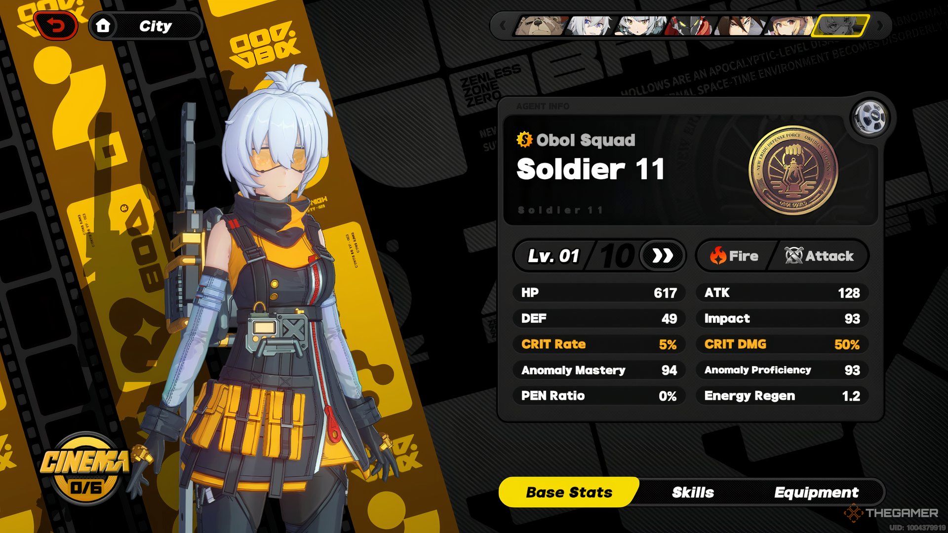 Solider 11 in Zenless Zone Zero.