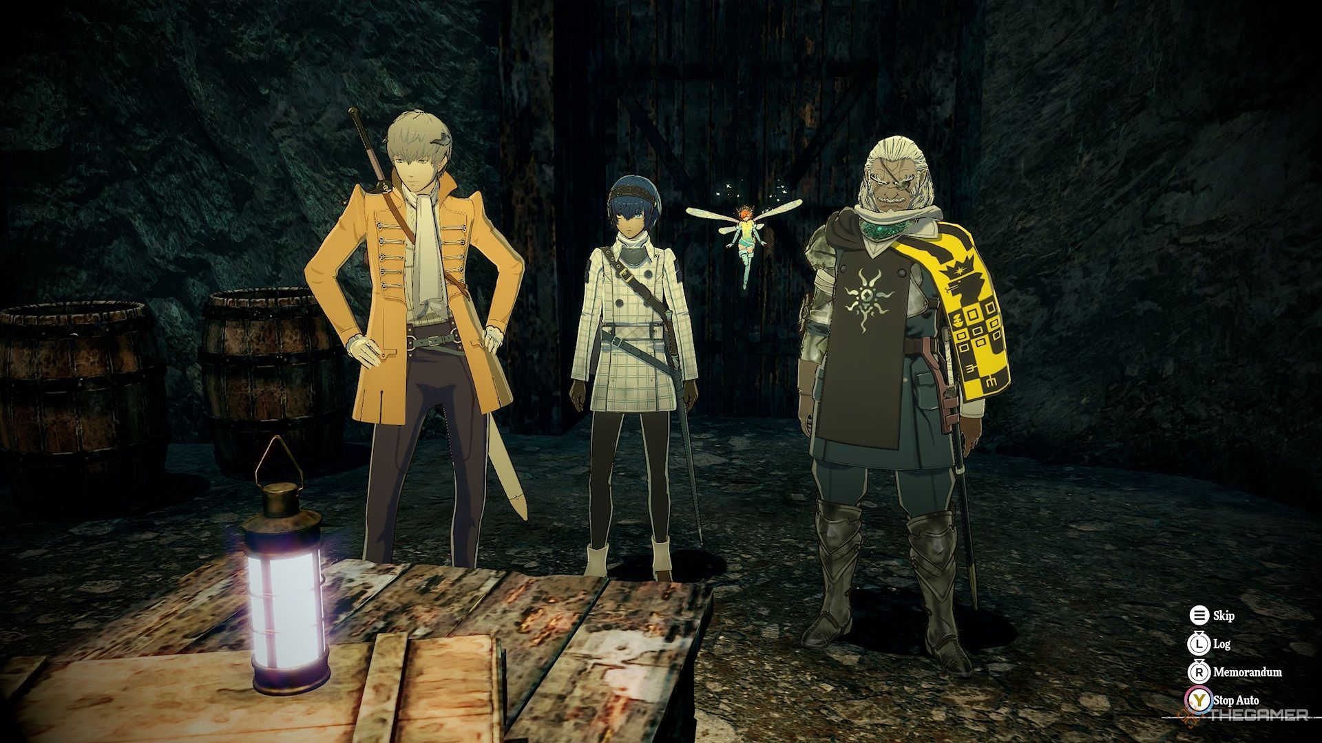 Strohl, protagonist, Grius and Gallica in Metaphor ReFantazio.