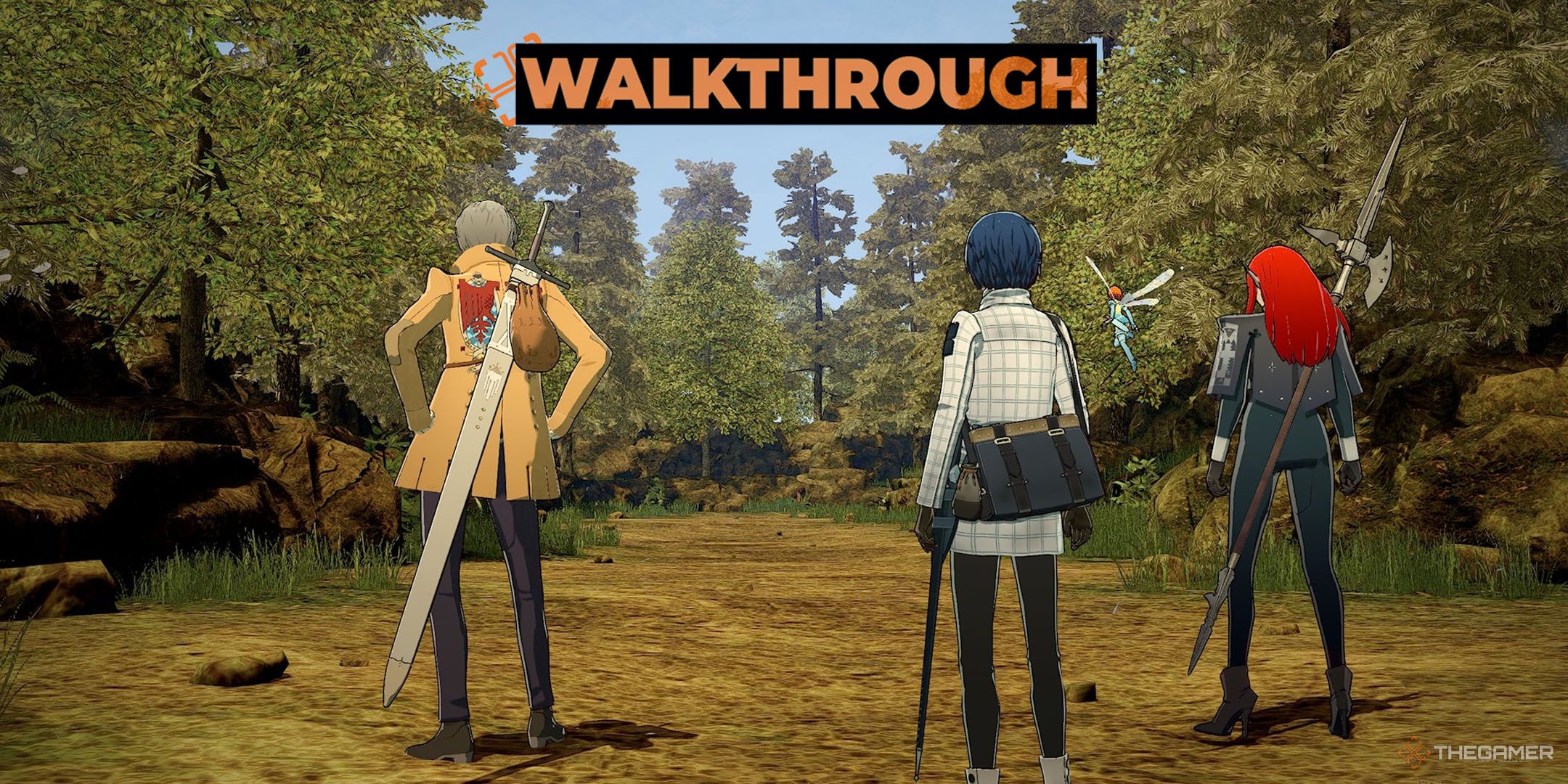 Strohl the protagonist and Hulkenberg stood in the Imp's Den in Metaphor Refantazio.