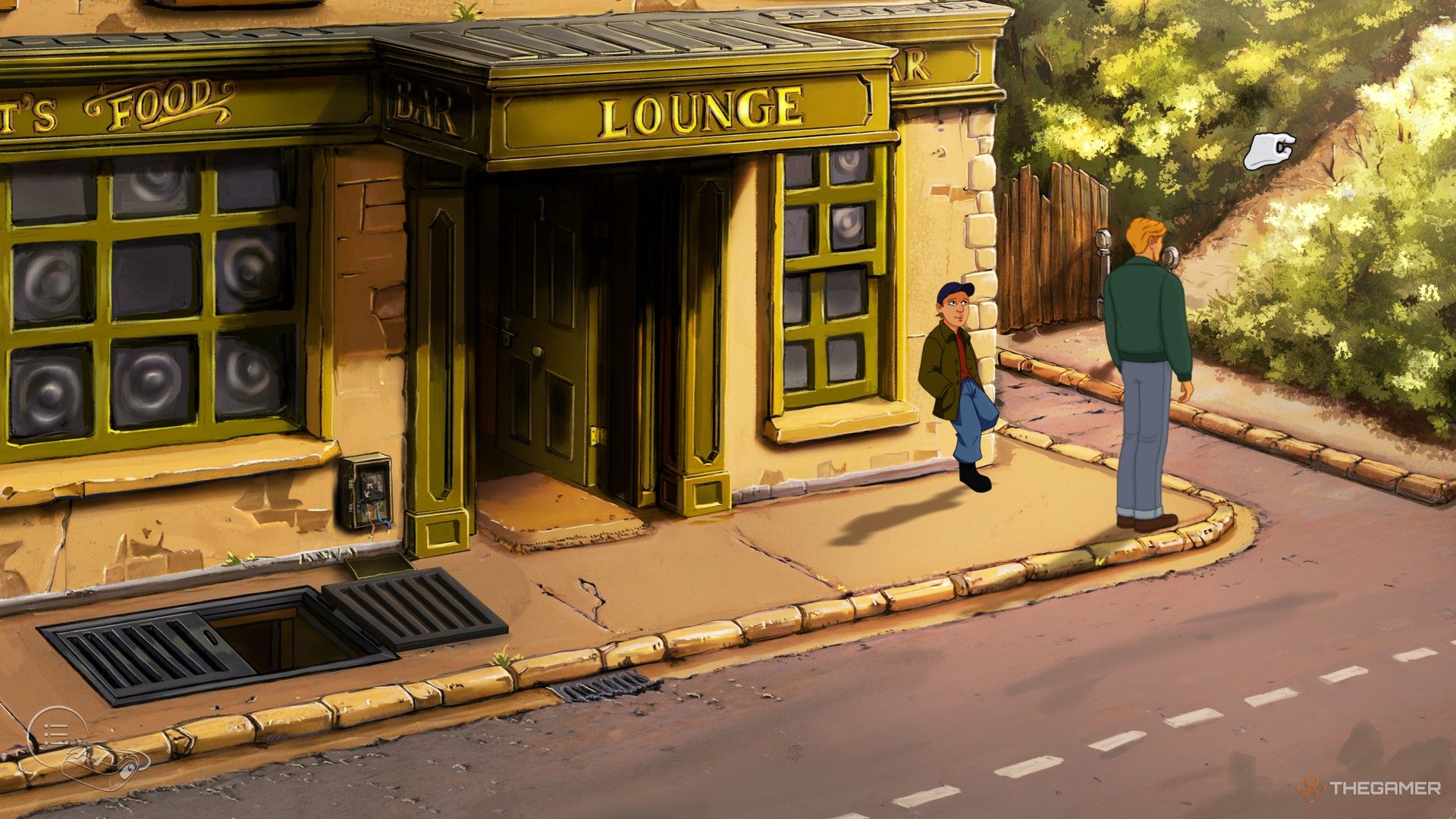 The path leading to the castle in Ireland in Broken Sword Reforged.