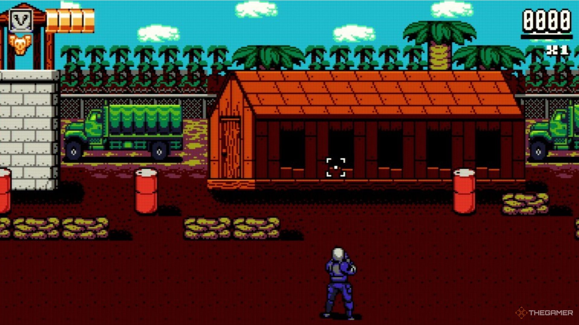 UFO 50. The shooter section from Cyber Owls.