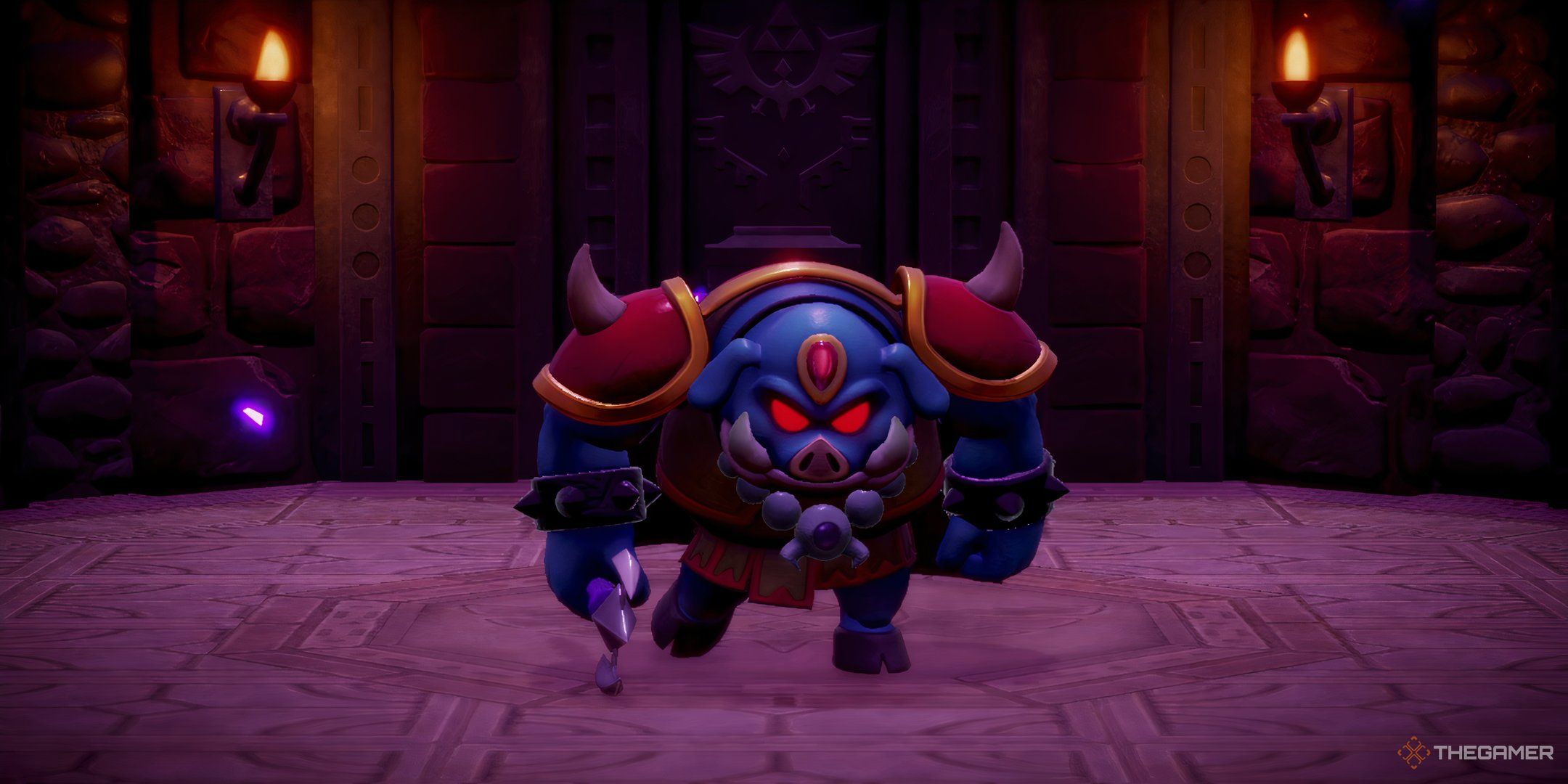 Zelda meeting Ganon for the first time in Echoes of Wisdom.