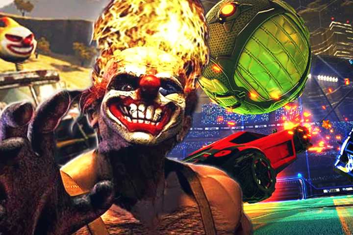 Twisted Metal and Rocket League.