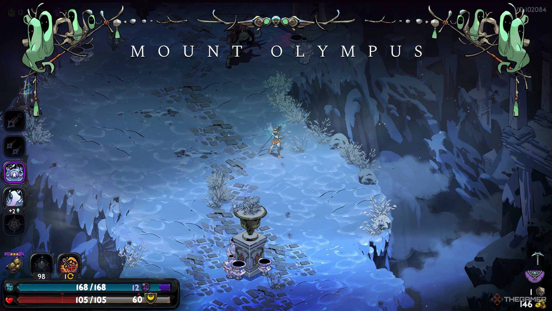 Mount Olympus accessed after defeating the Cyclops and Eris in the Surface.