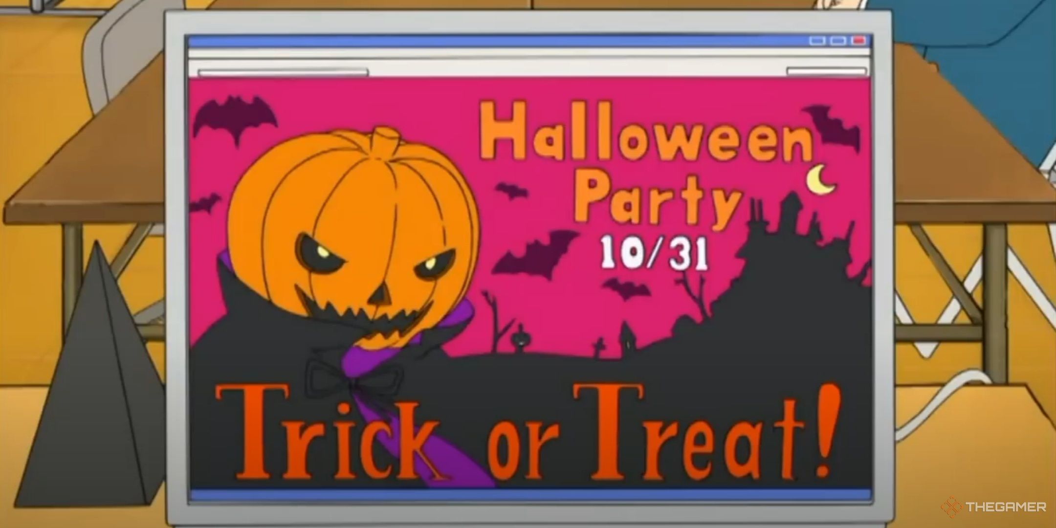 A Halloween flyer from Haruhi Suzumiya chan.