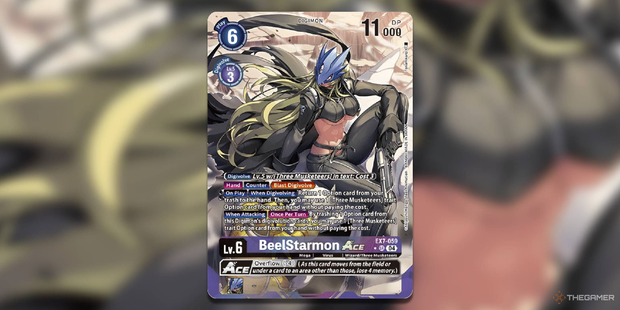 Beelstarmon ACE Alternate Art from EX7 Digimon Liberator.
