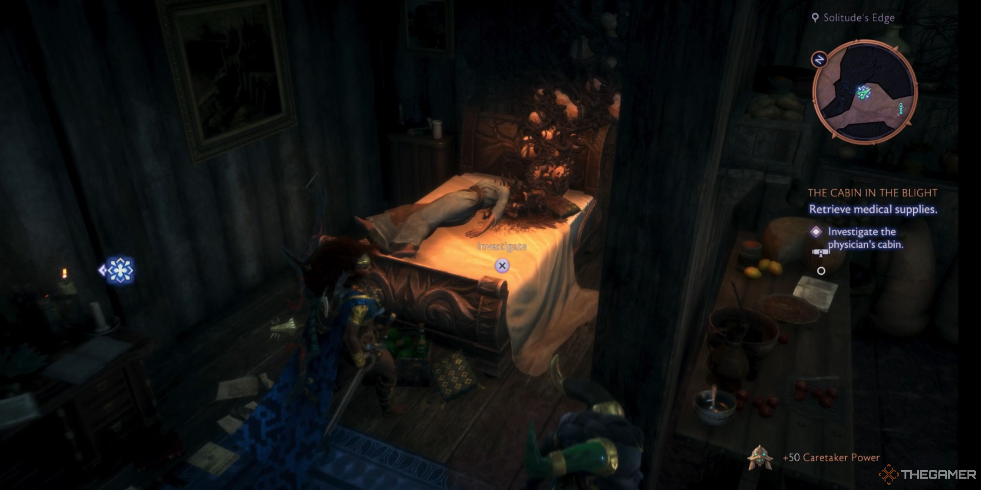 Blight on the bed a The Cabin in the Blight in Dragon Age The Veilguard