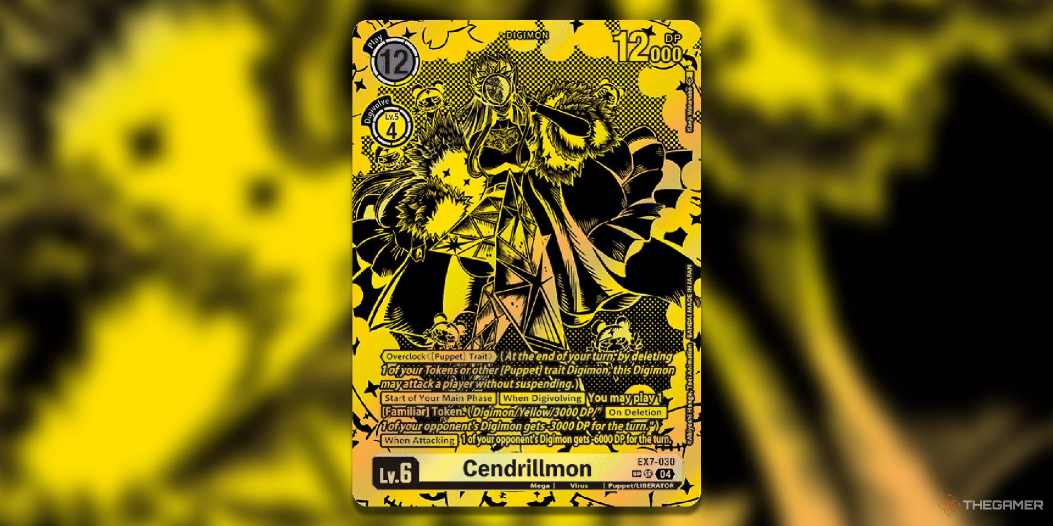 Cendrillmon Textured Alternate Art from EX7 Digimon Liberator.