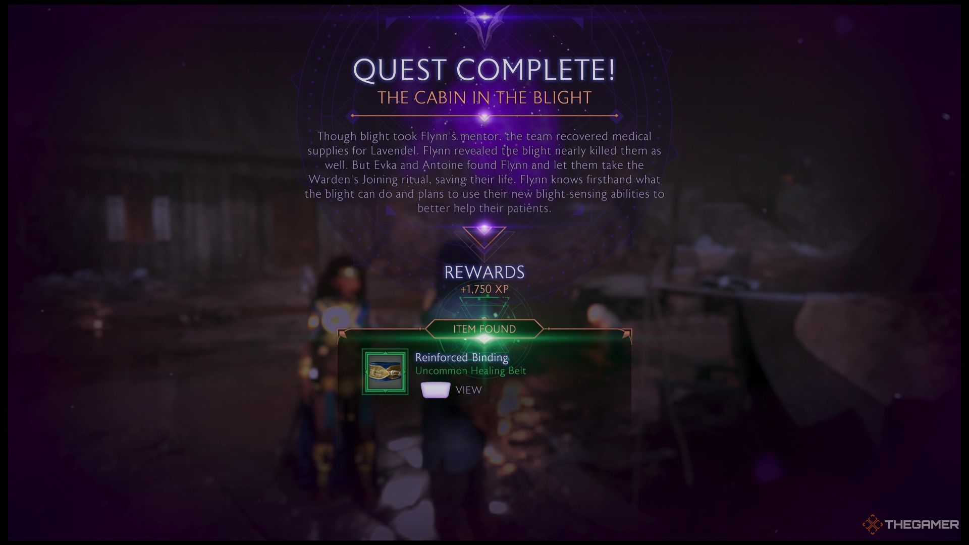 The Cabin In The Blight Reward In Dragon Age: The Veilguard.