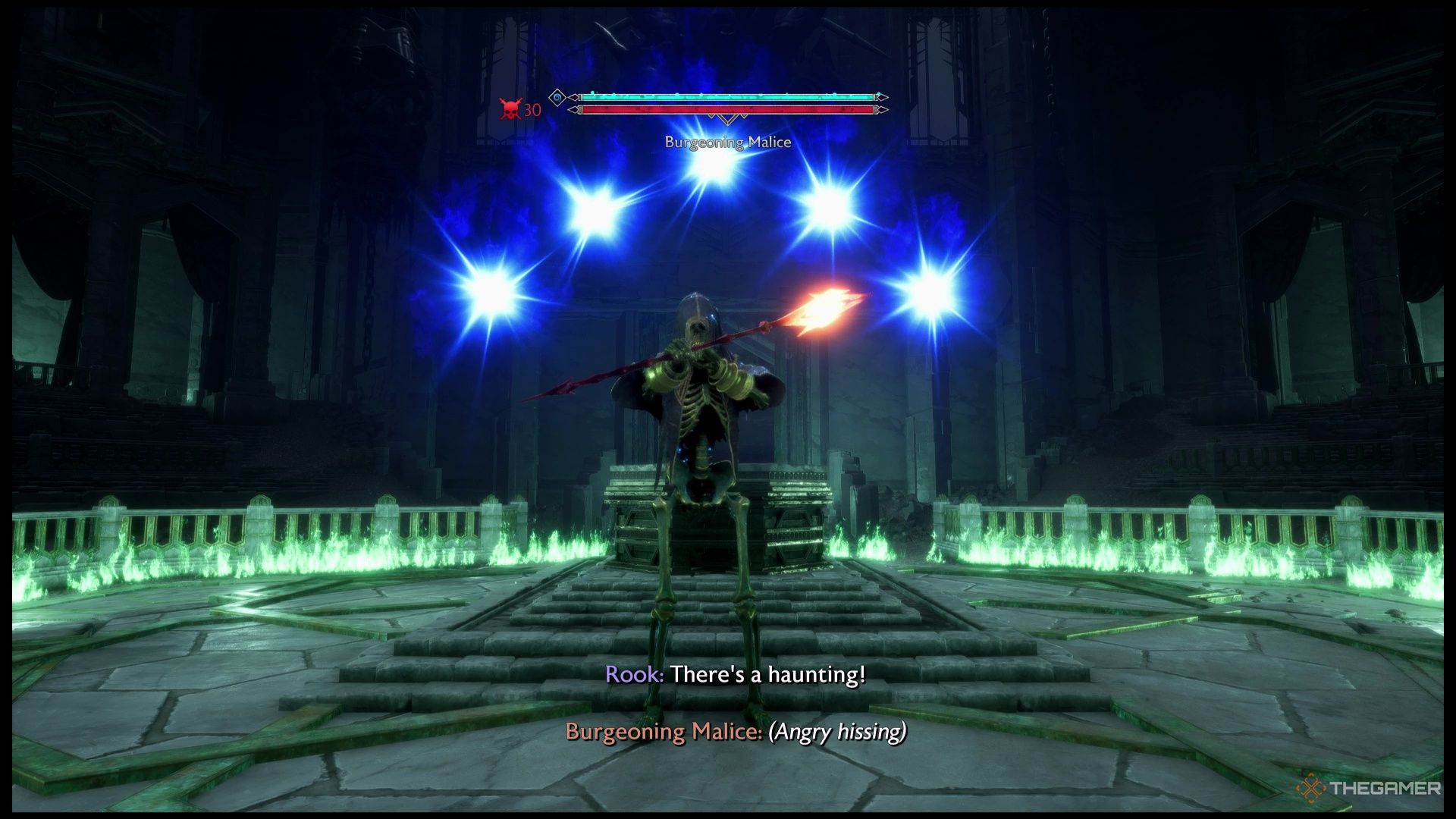 The Burgeoning Malice boss during Unwelcome Guests in Dragon Age: The Veilguard.