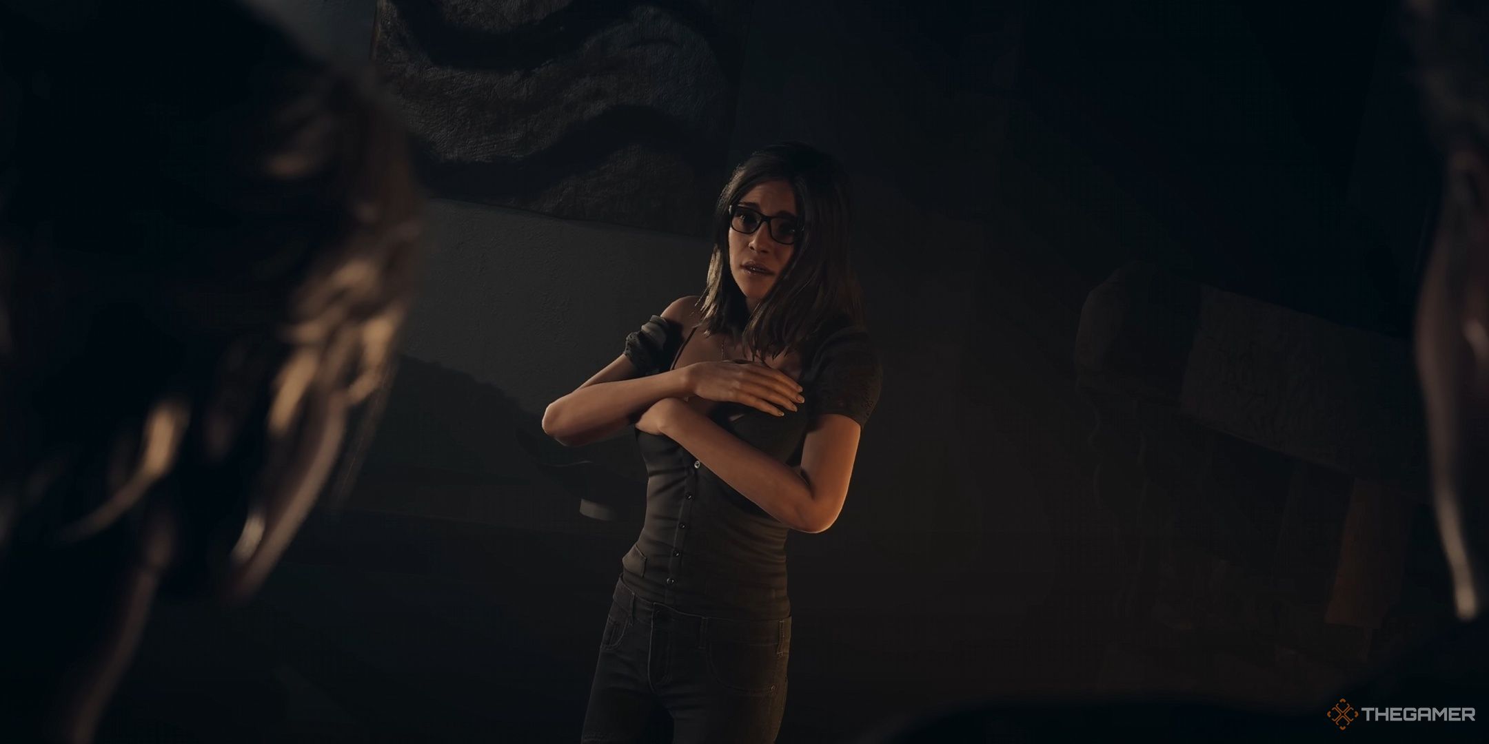 Hannah feeling claustrophobic and vulnerable in the Until Dawn Remake.