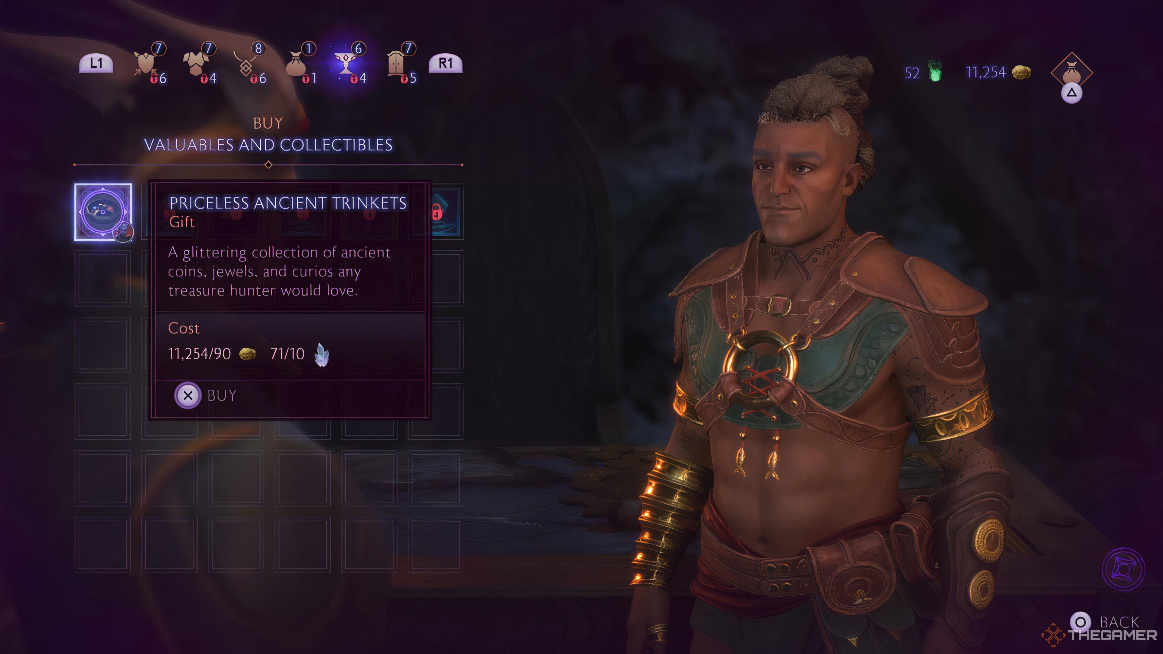 Taash's gift in the Lords of Fortune store in Dragon Age: The Veilguard.