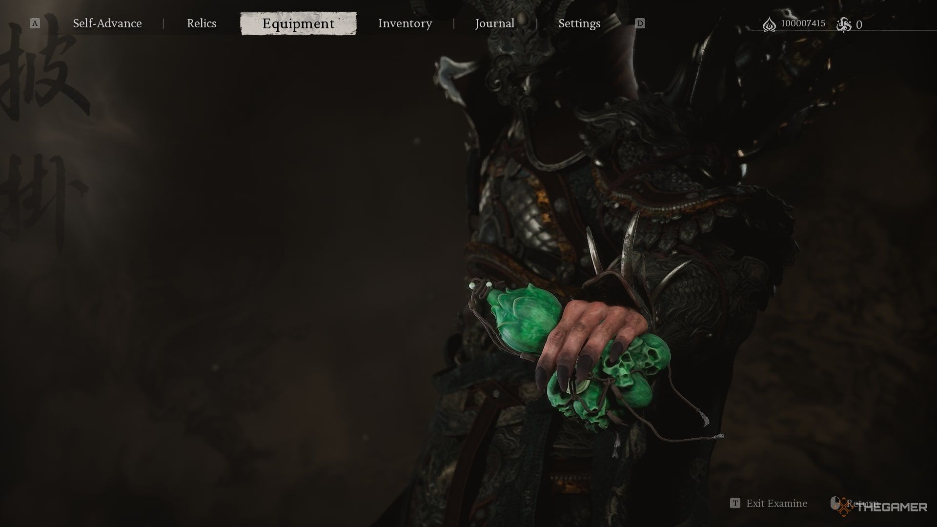 The Destined One holding the Plaguebane Gourd in Black Myth: Wukong. 