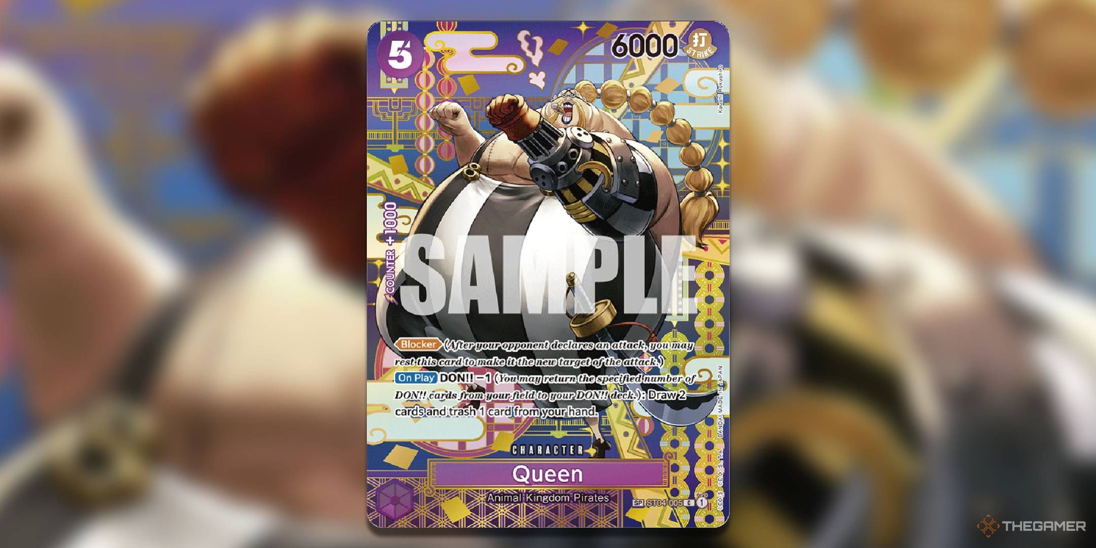 Queen SP alternate art from OP08 Two Legends.